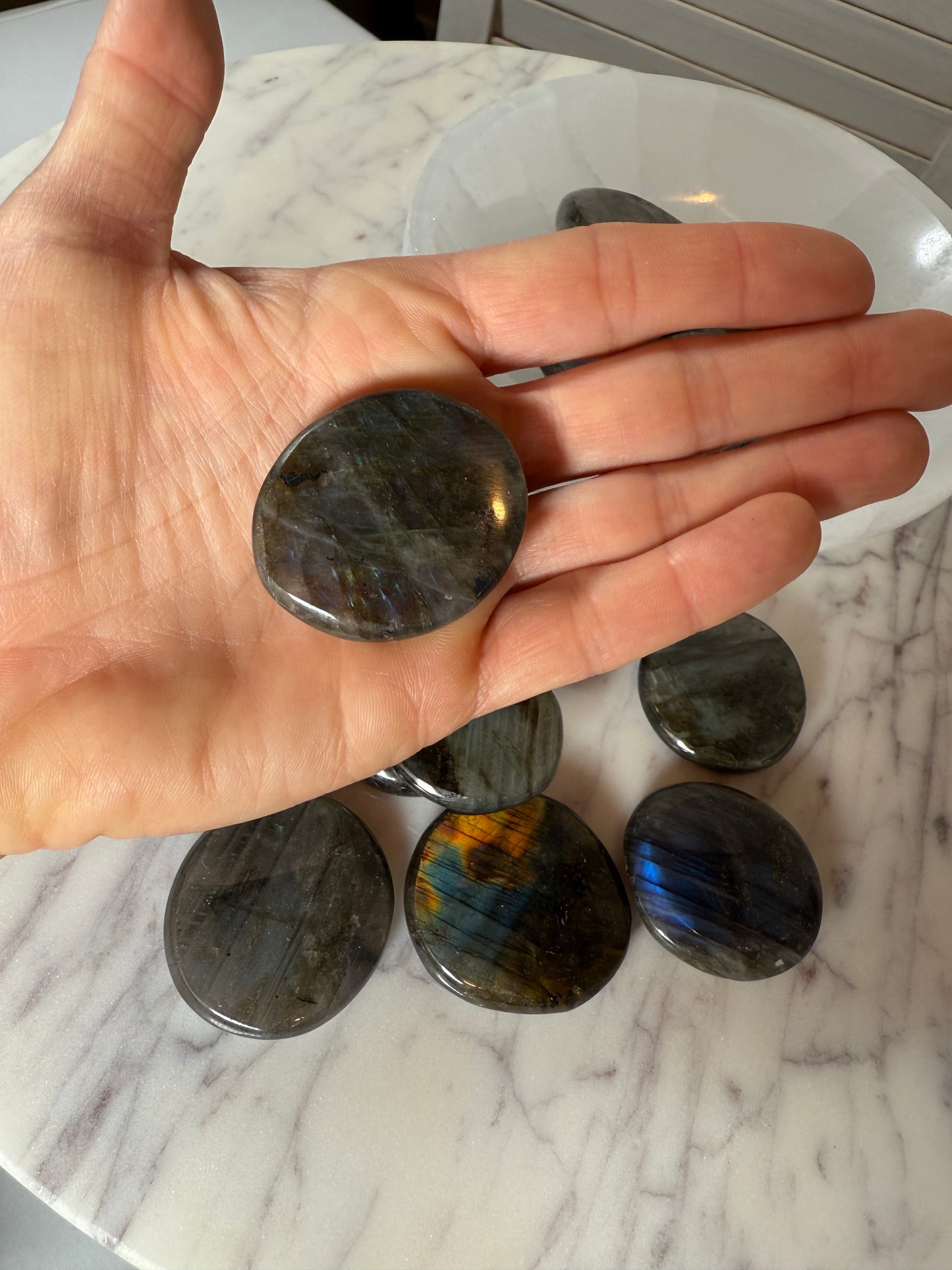 Labradorite Flat Stone