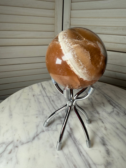 Cherry Calcite Sphere