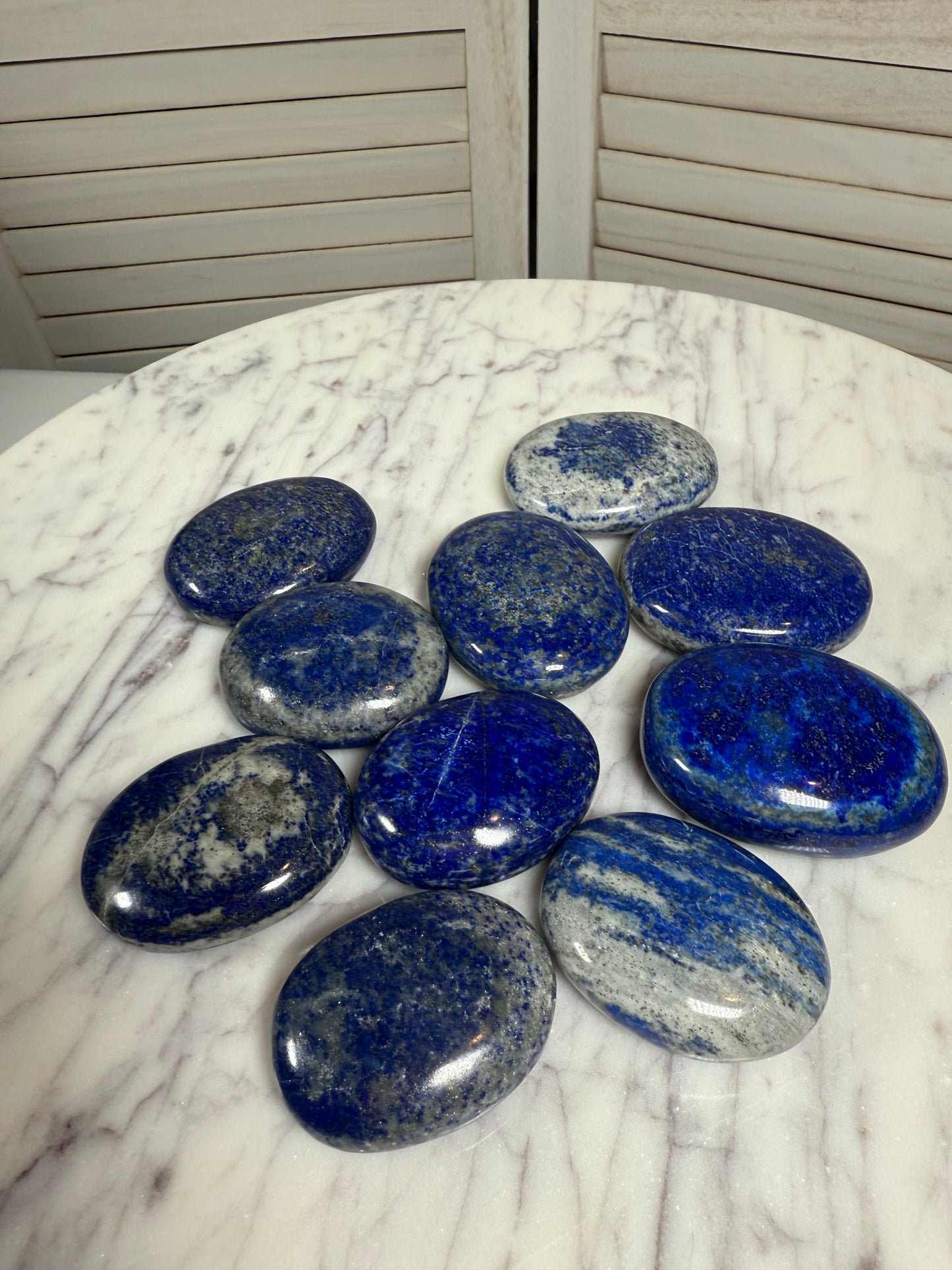 Lapis Lazuli Palm Stone