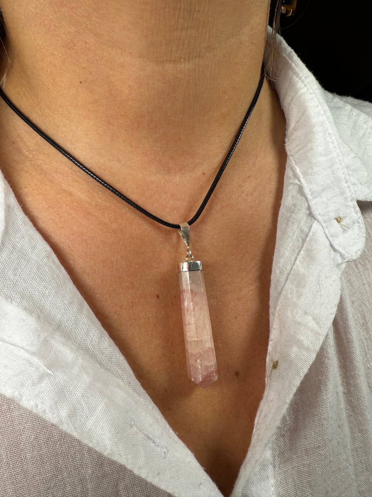 Pink Calcite Pendant