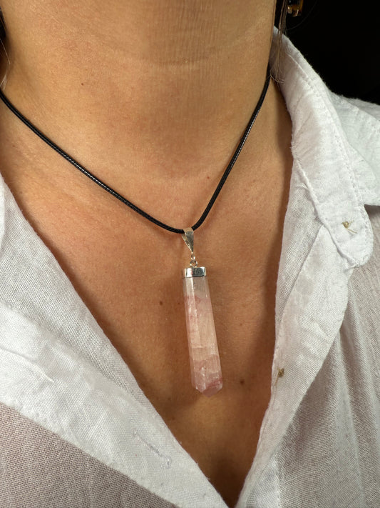 Pink Calcite Pendant