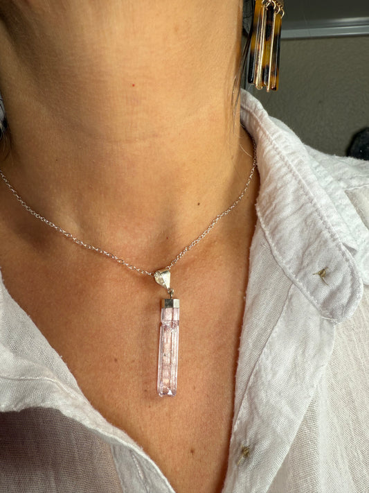 Kunzite Pendant