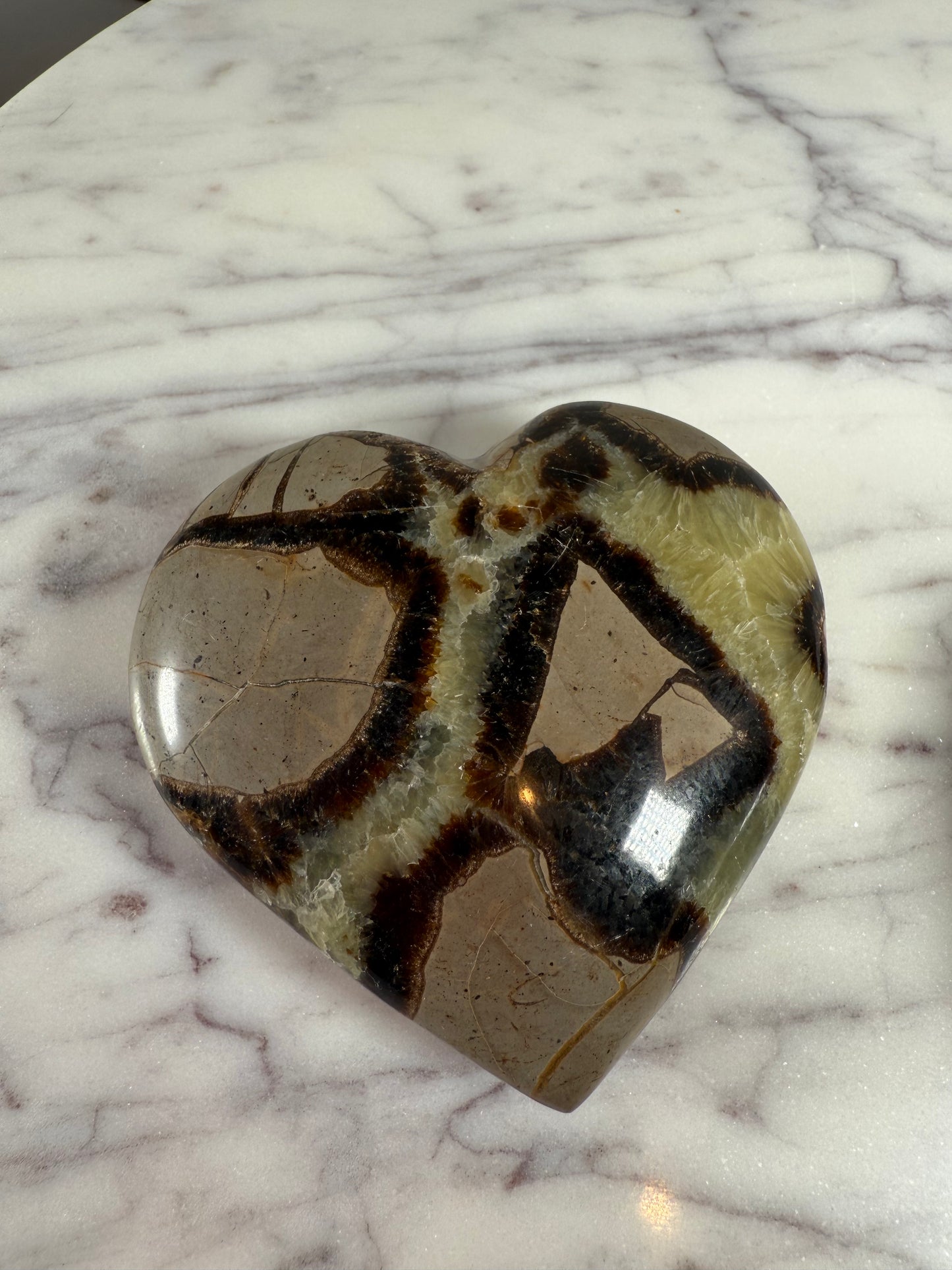 Septarian Heart