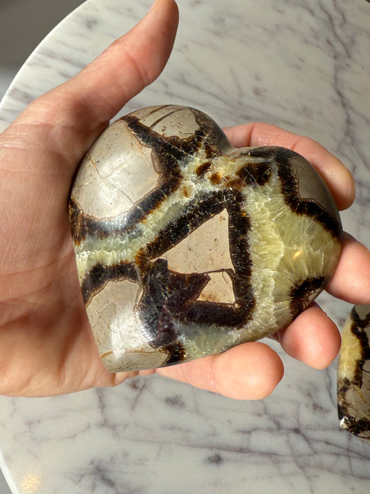 Septarian Heart