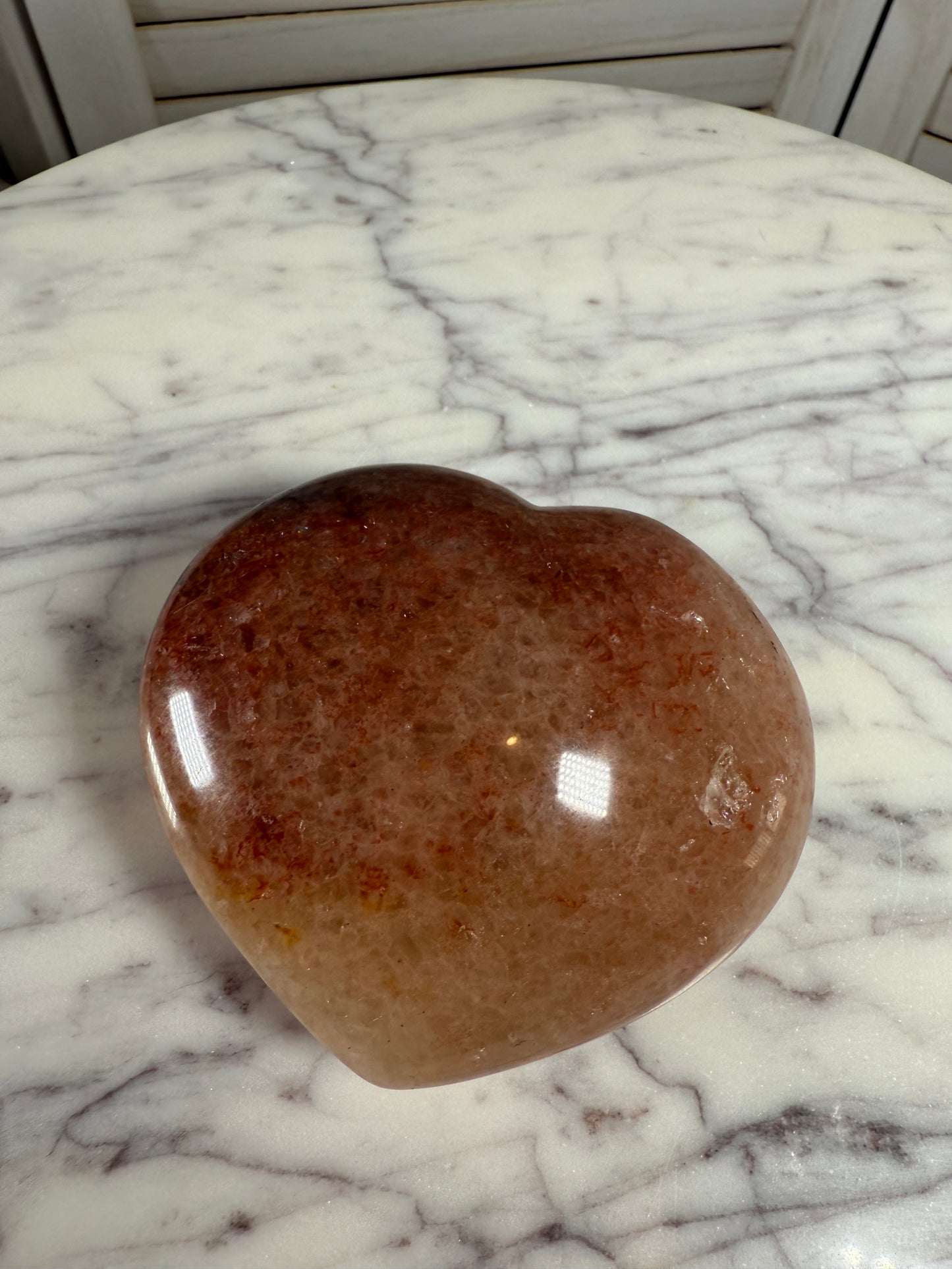 Strawberry Quartz Heart