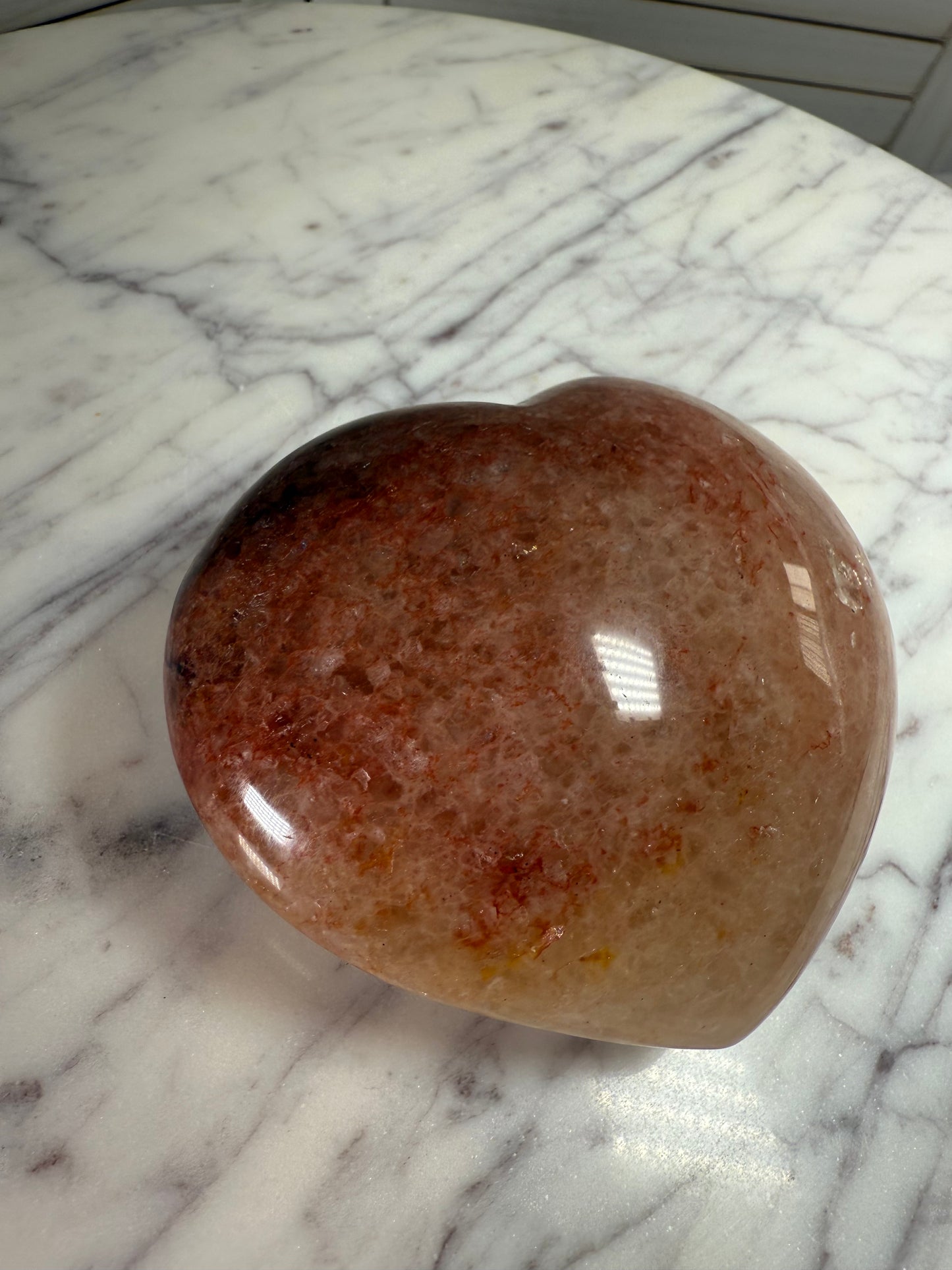 Strawberry Quartz Heart
