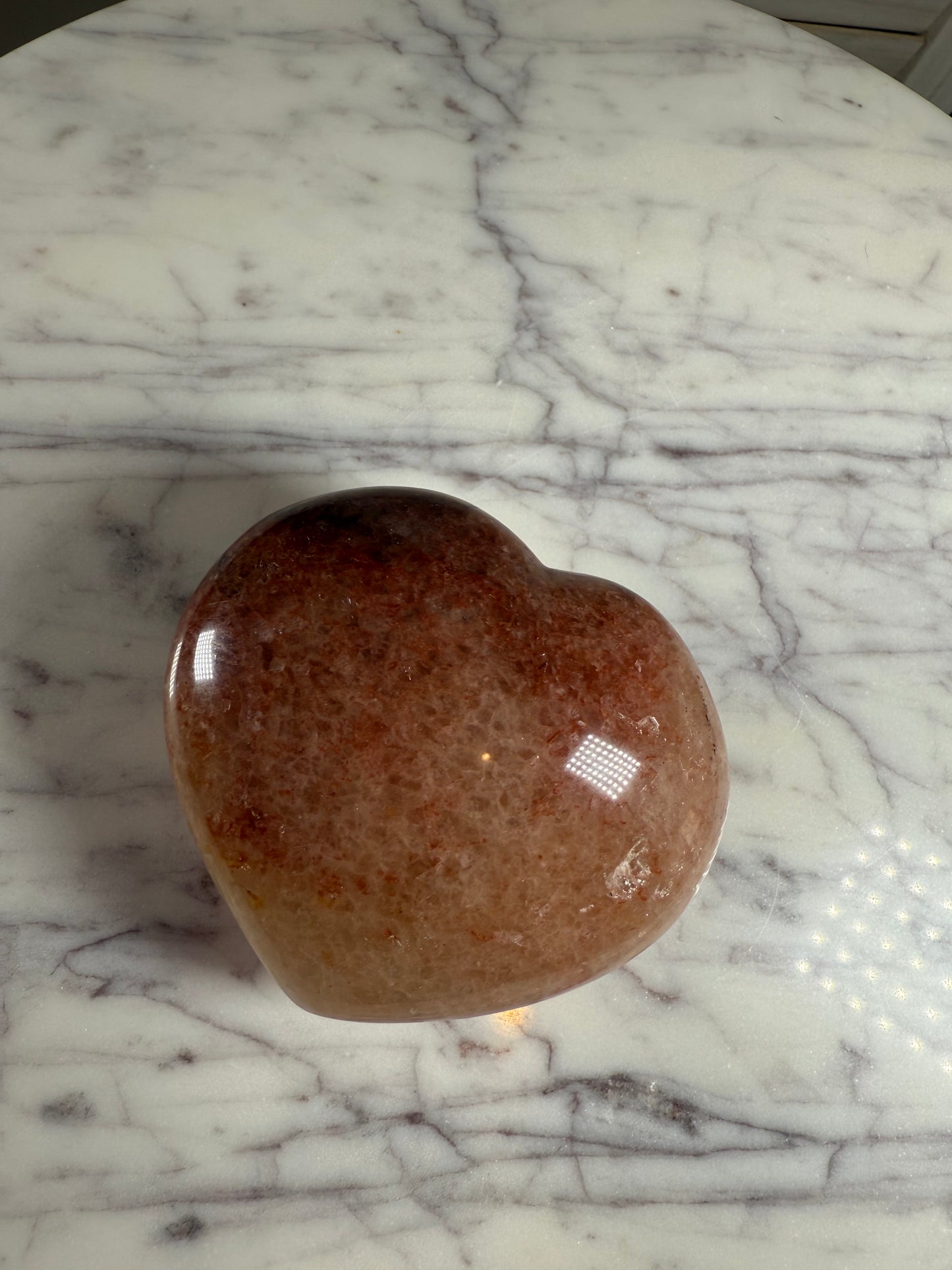 Strawberry Quartz Heart