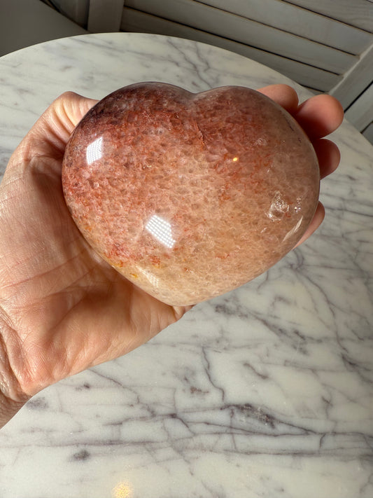 Strawberry Quartz Heart