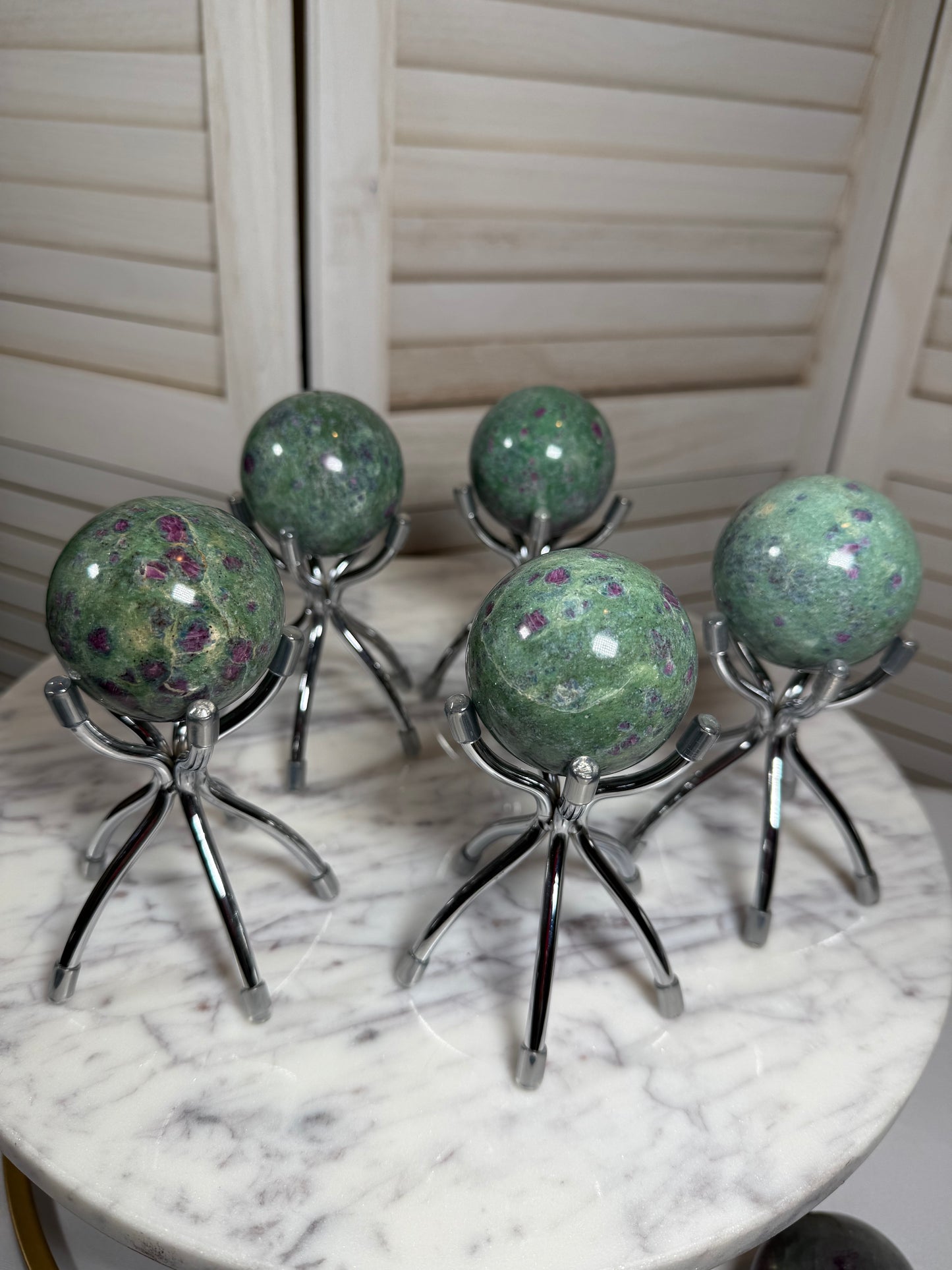 Ruby Fuchsite Sphere