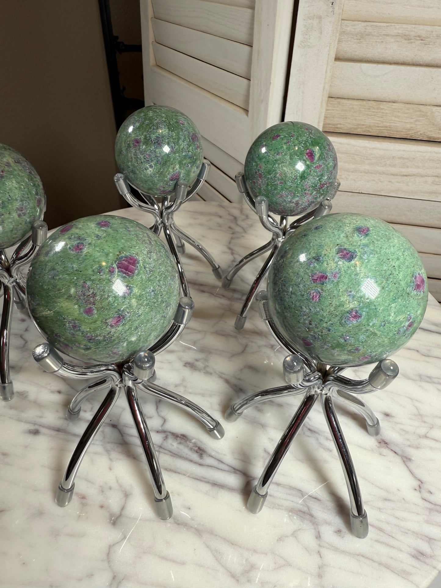 Ruby Fuchsite Sphere