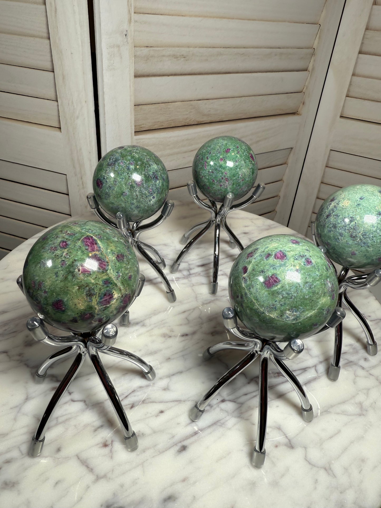 Ruby Fuchsite Sphere