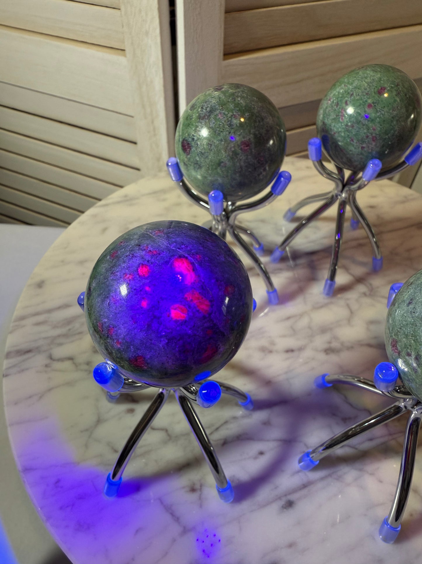 Ruby Fuchsite Sphere