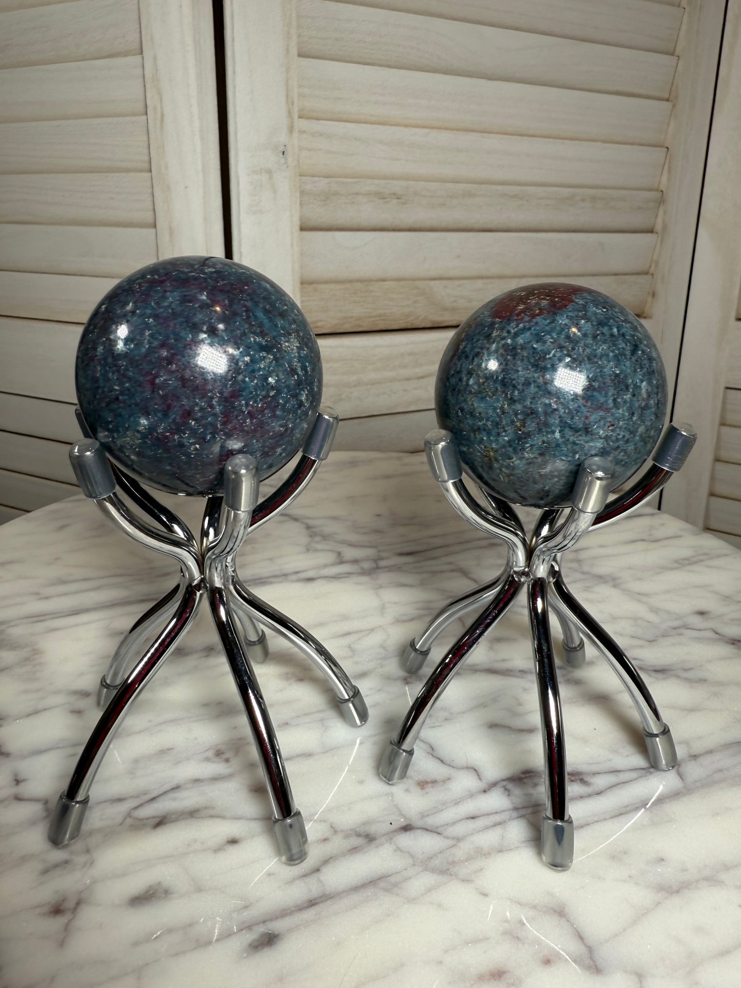 Ruby in Kyanite Sphere