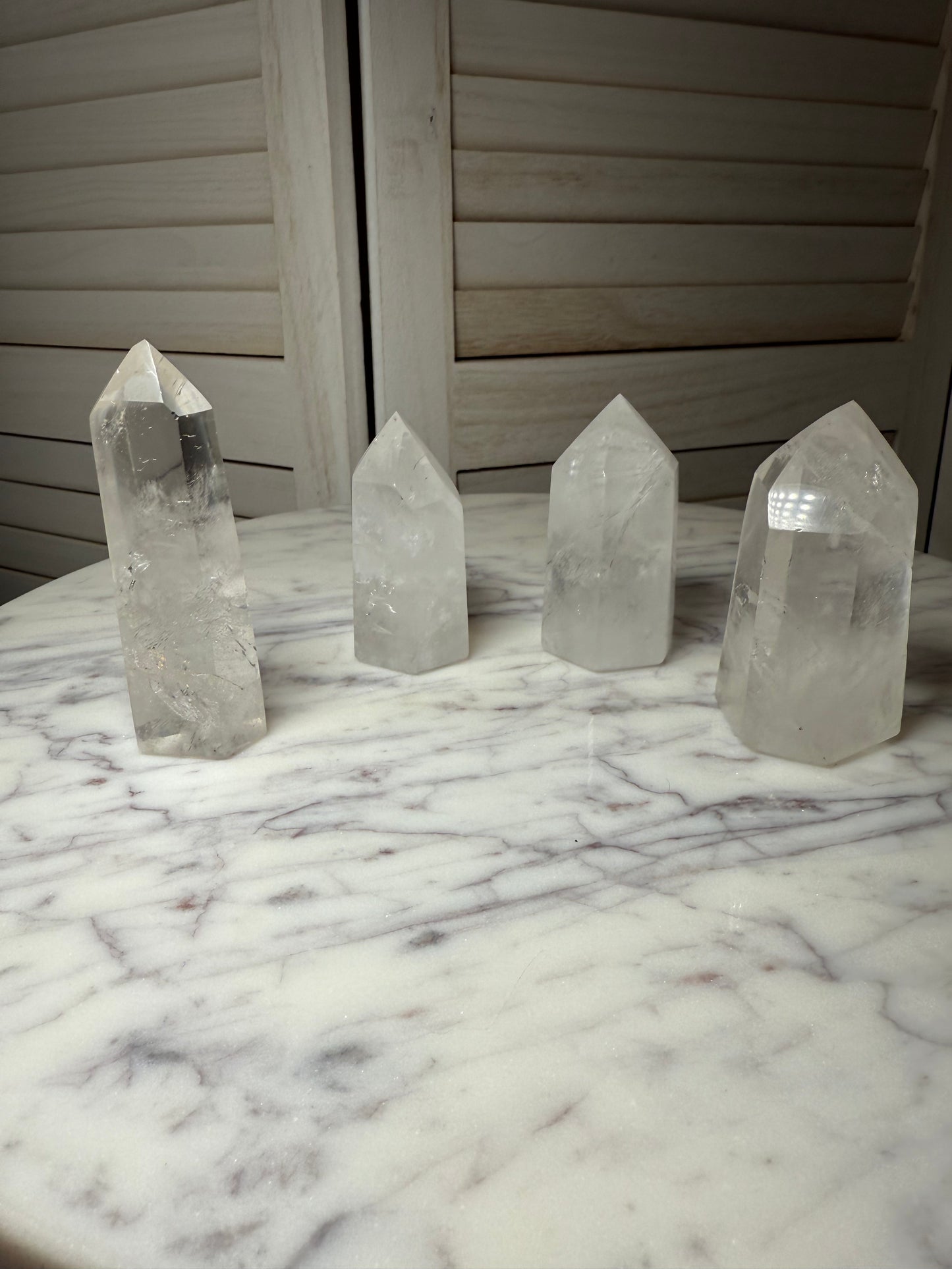 Clear Quartz Tower