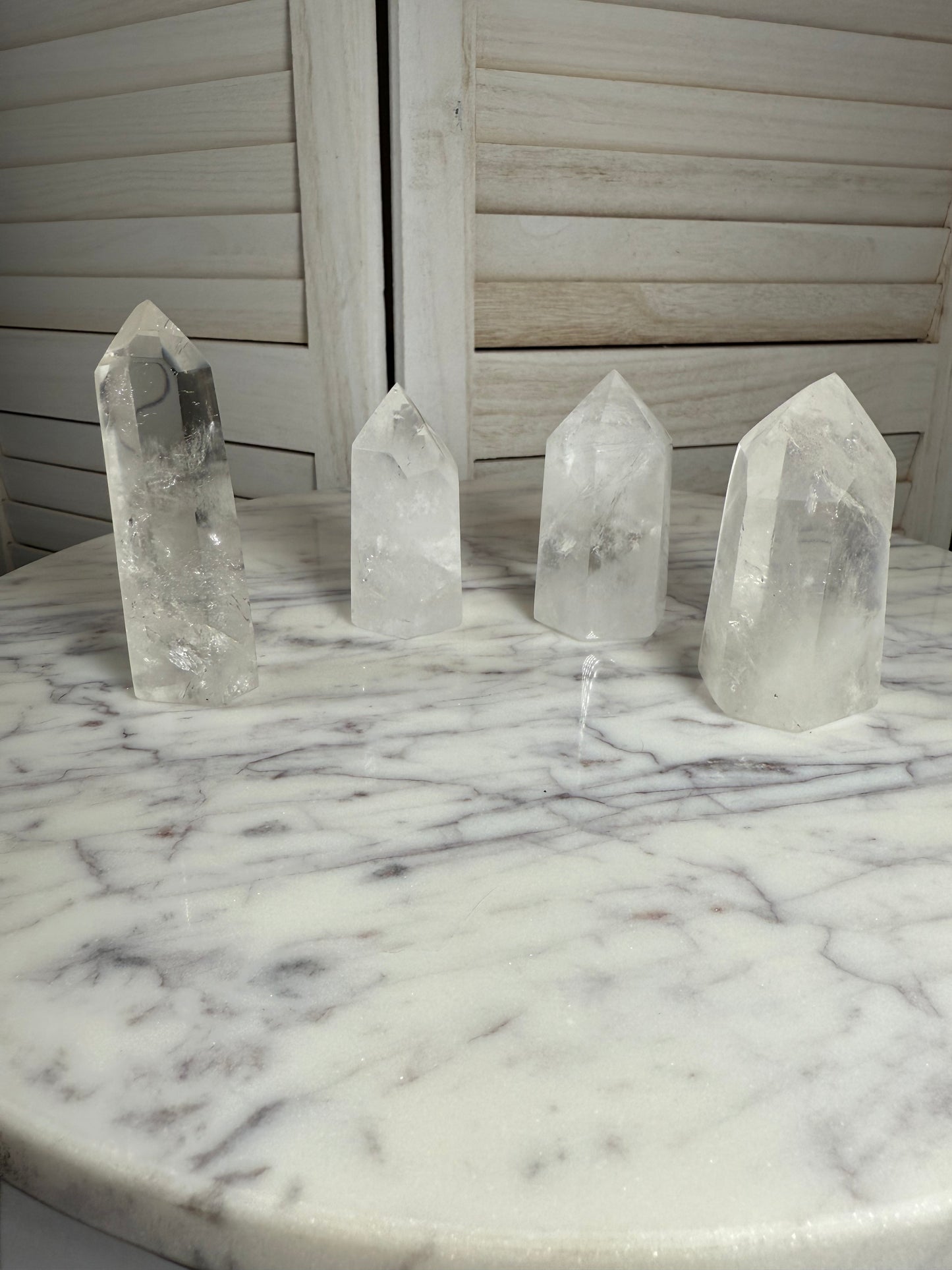 Clear Quartz Tower