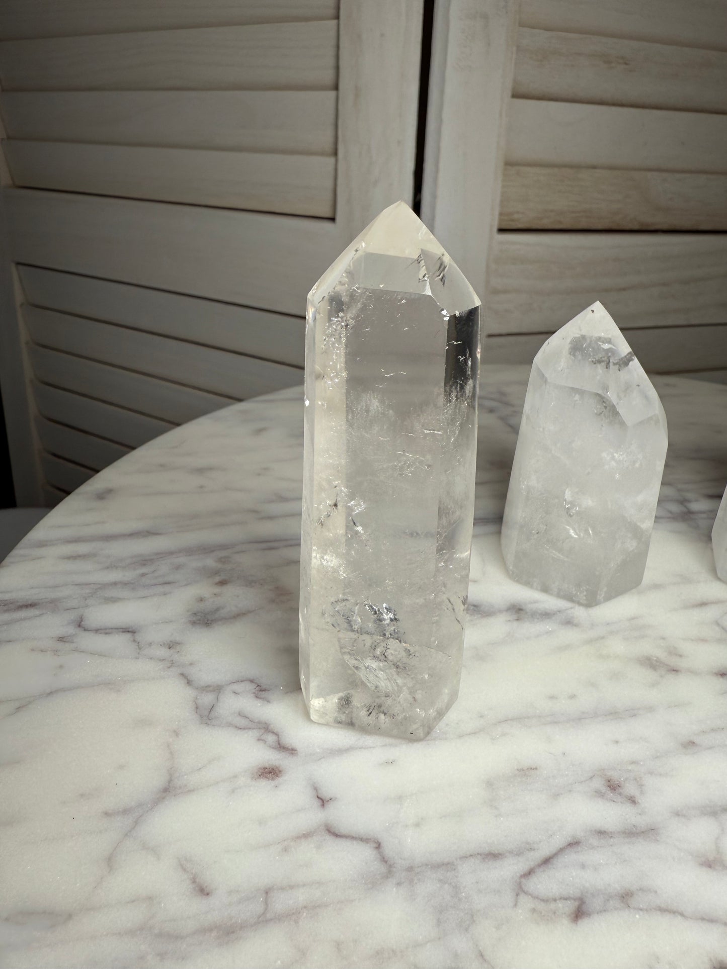 Clear Quartz Tower