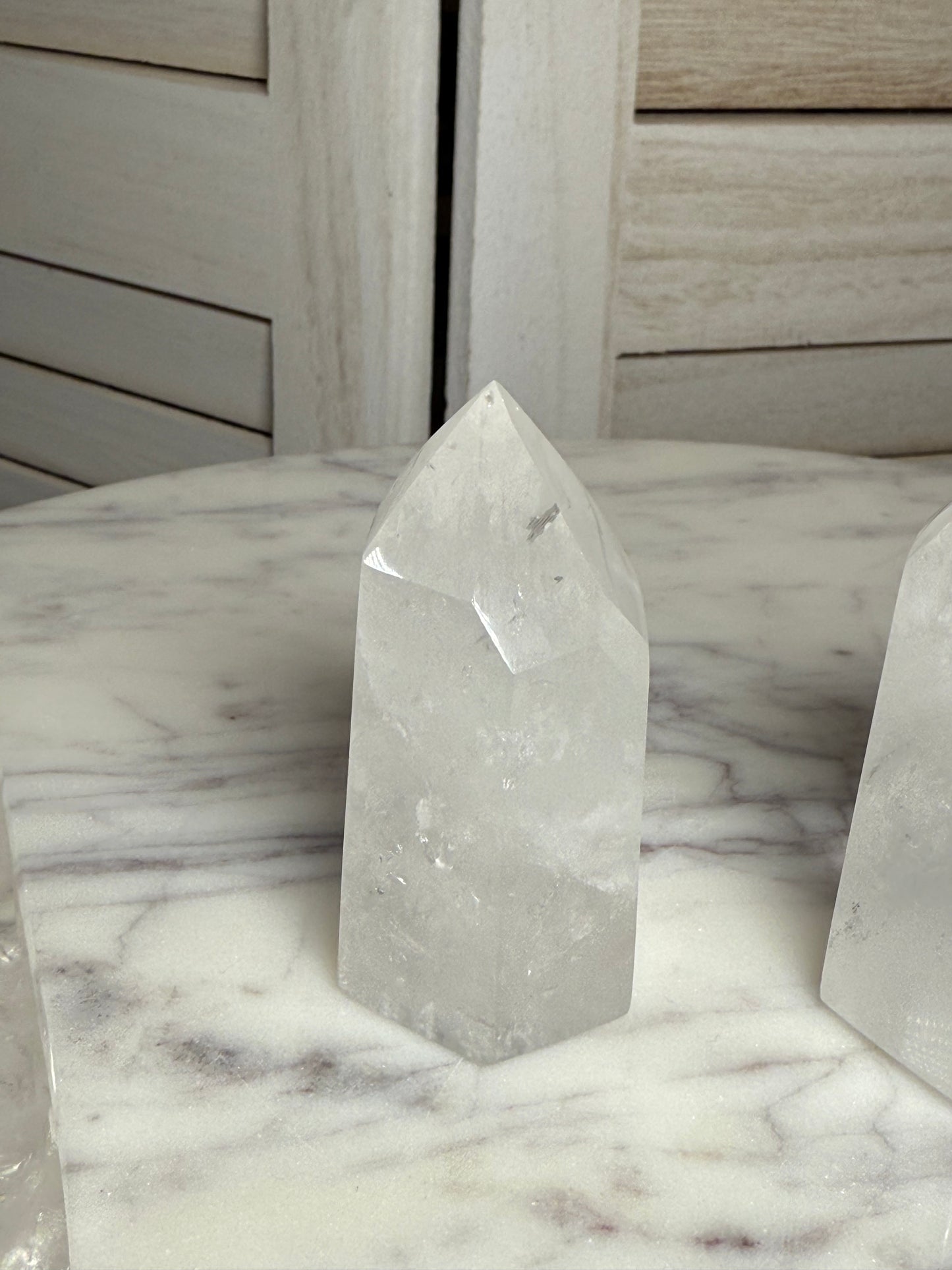 Clear Quartz Tower