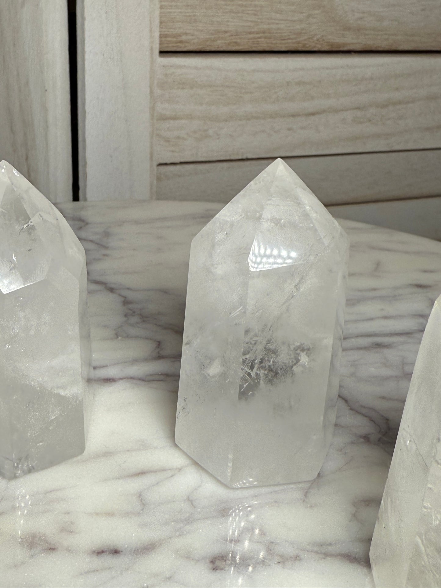 Clear Quartz Tower