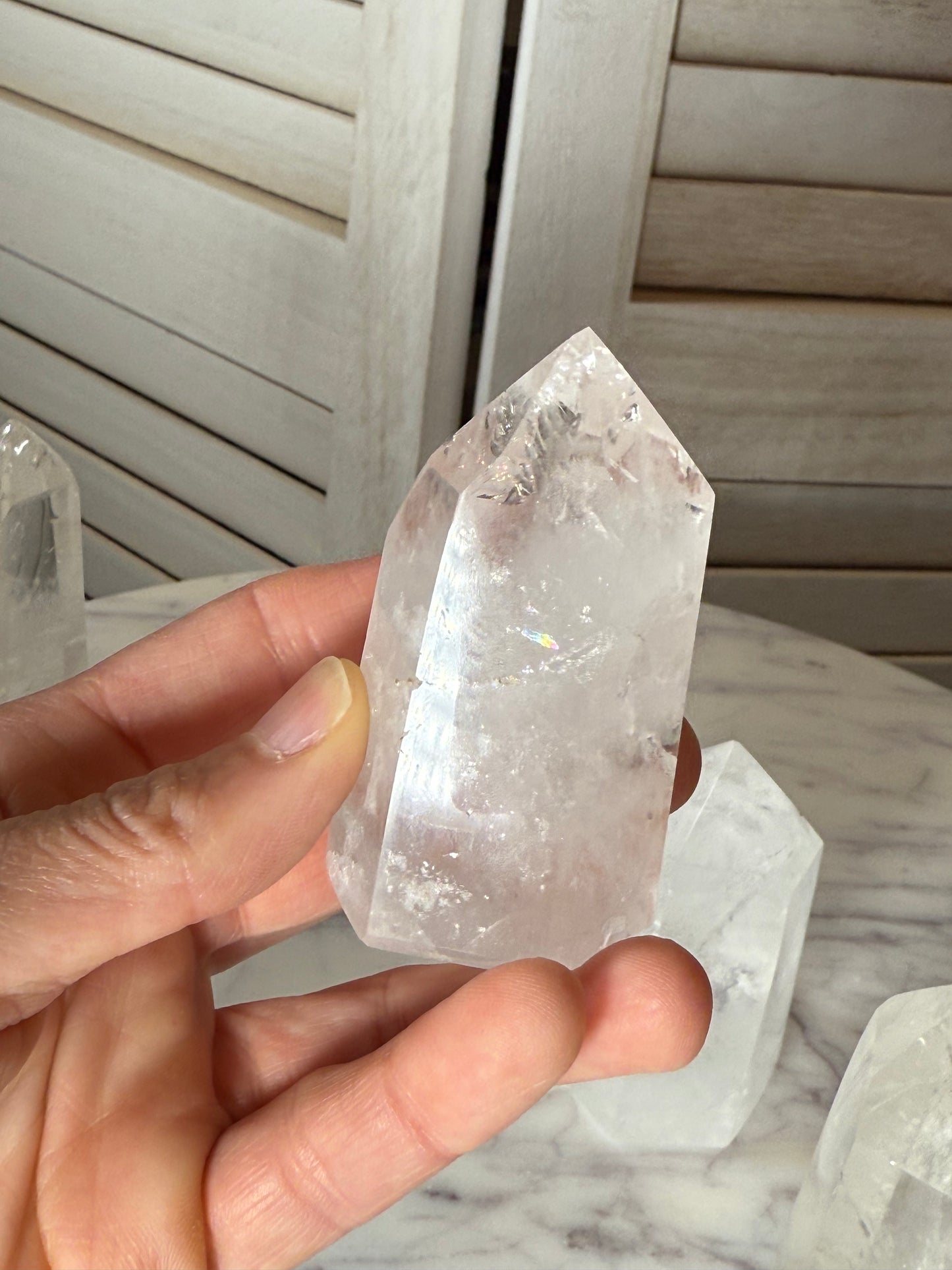 Clear Quartz Tower