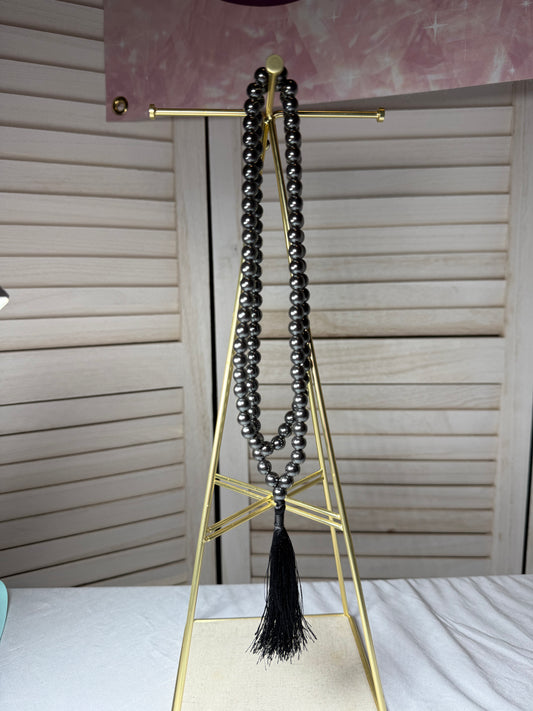 Hematite Mala Necklace