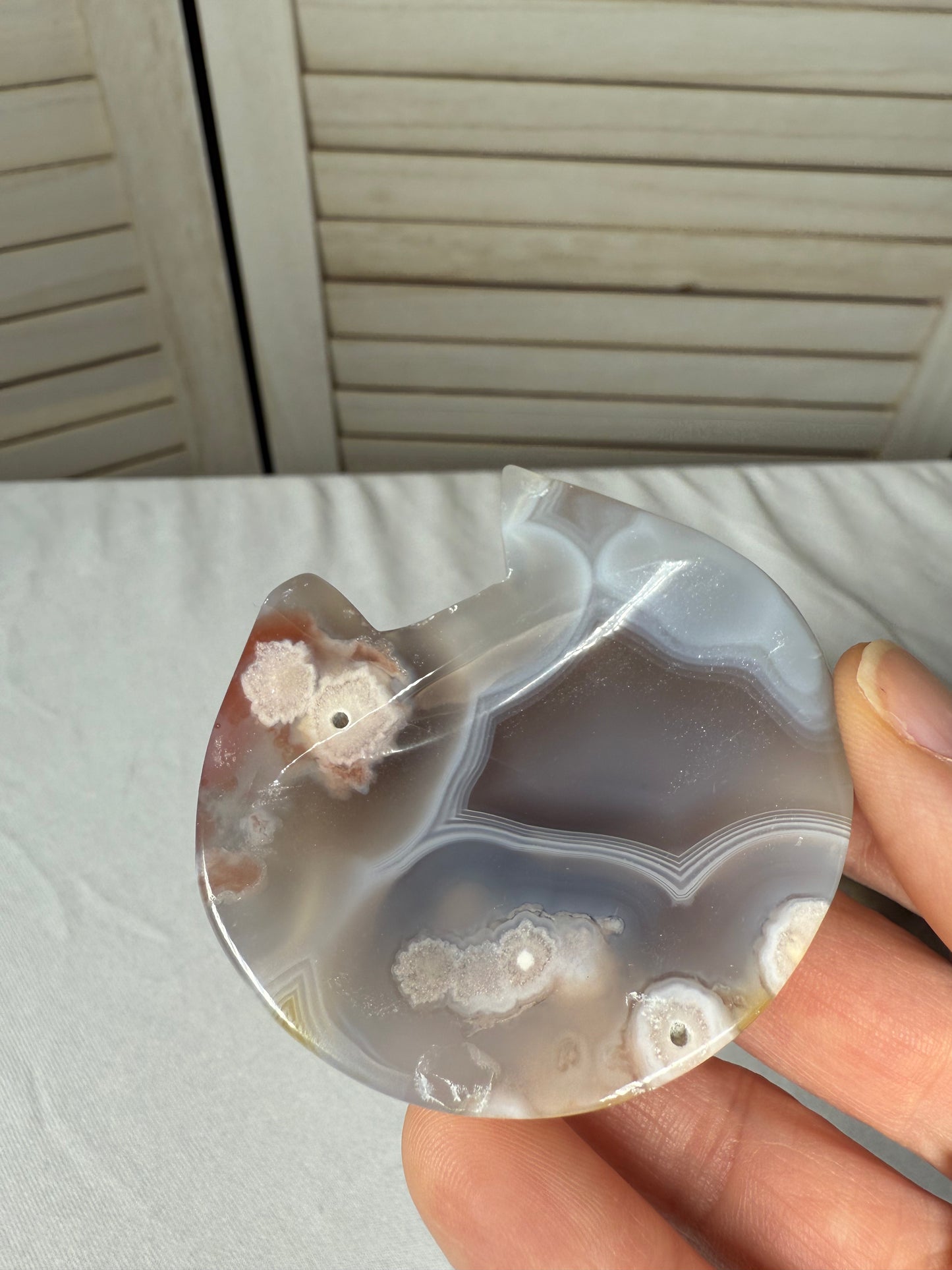 Flower Agate Cat Dish