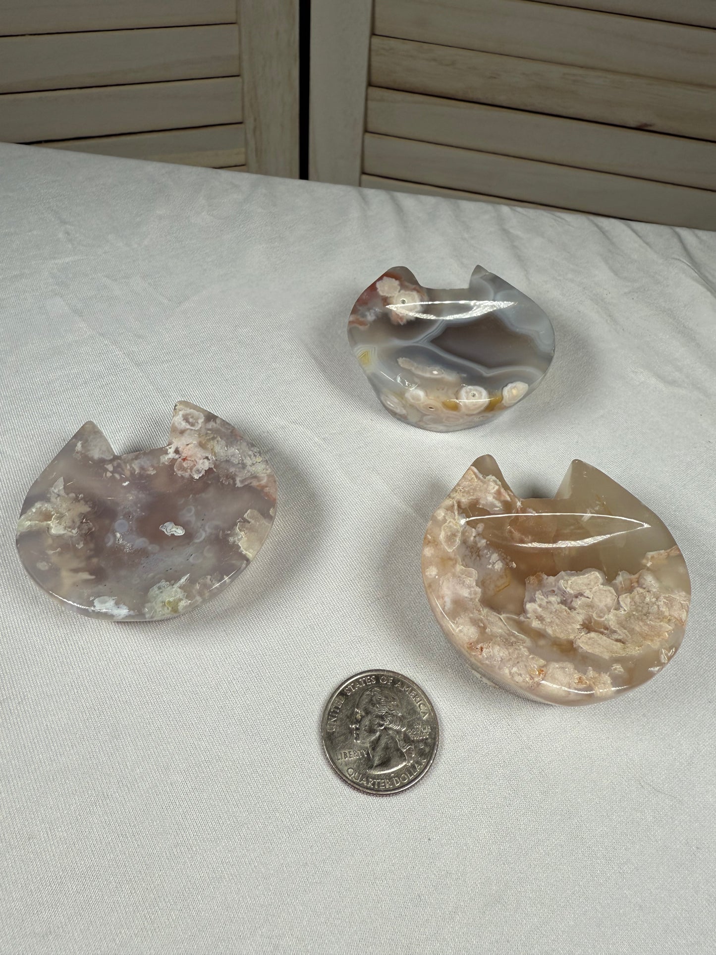 Flower Agate Cat Dish