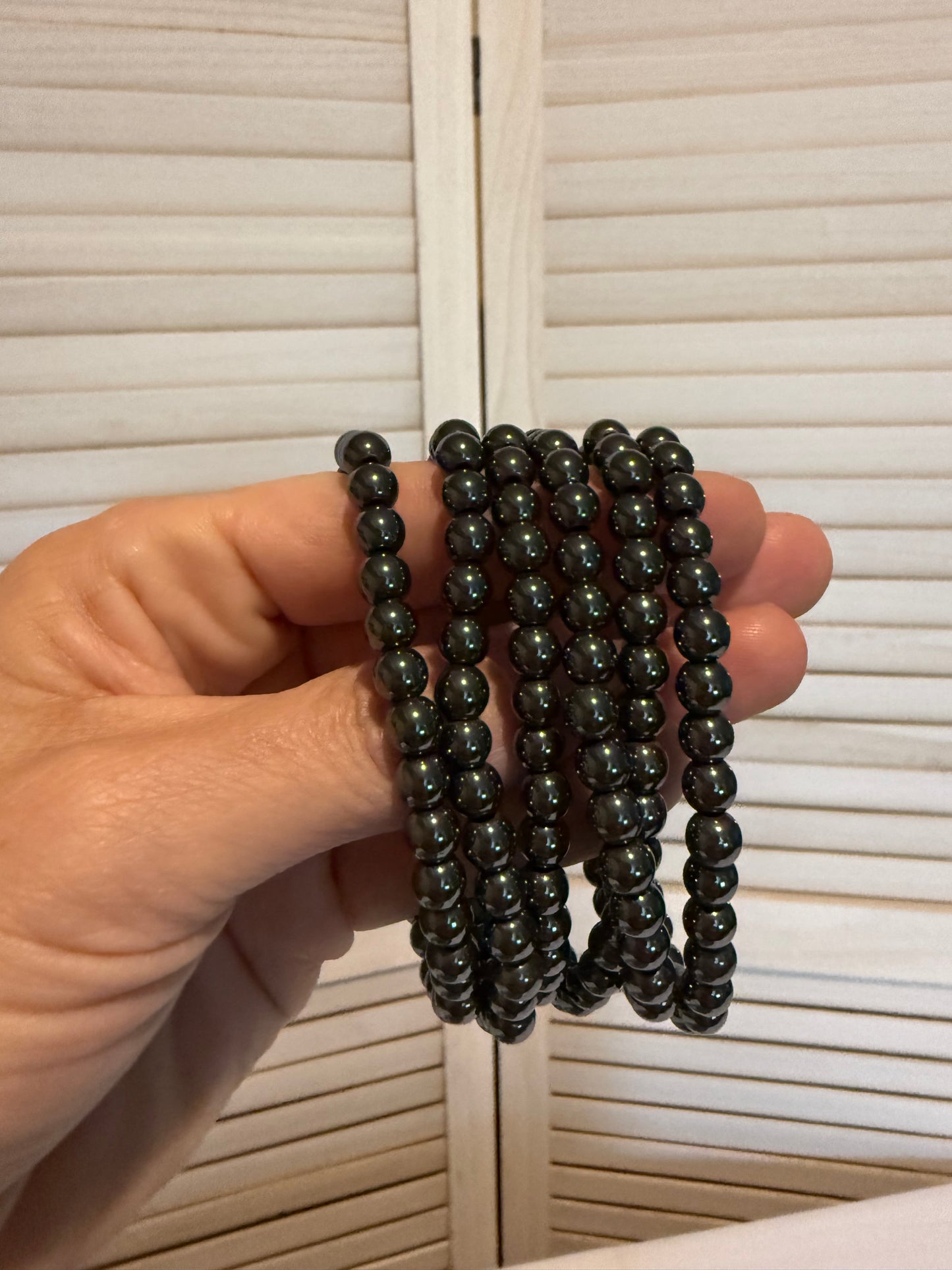 6mm Black Tourmaline Bracelet