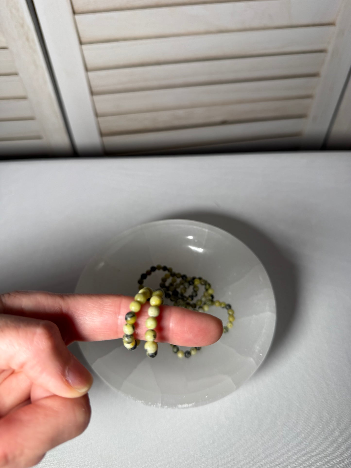Serpentine Beaded Rings