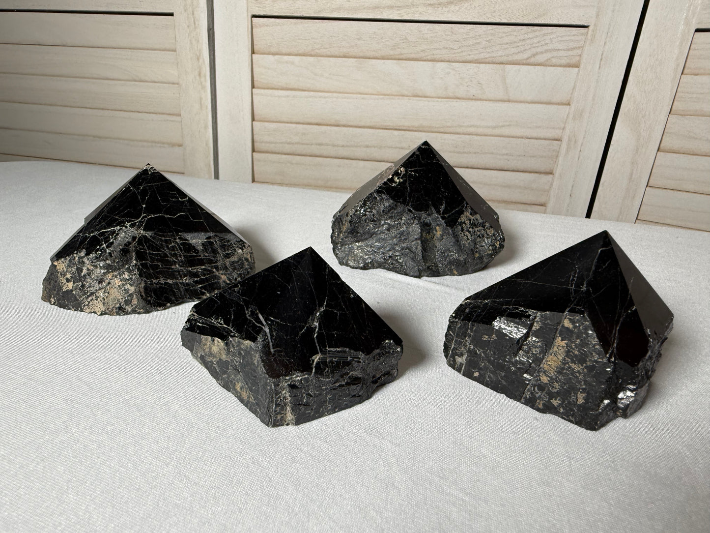Black Tourmaline Top Polish Point