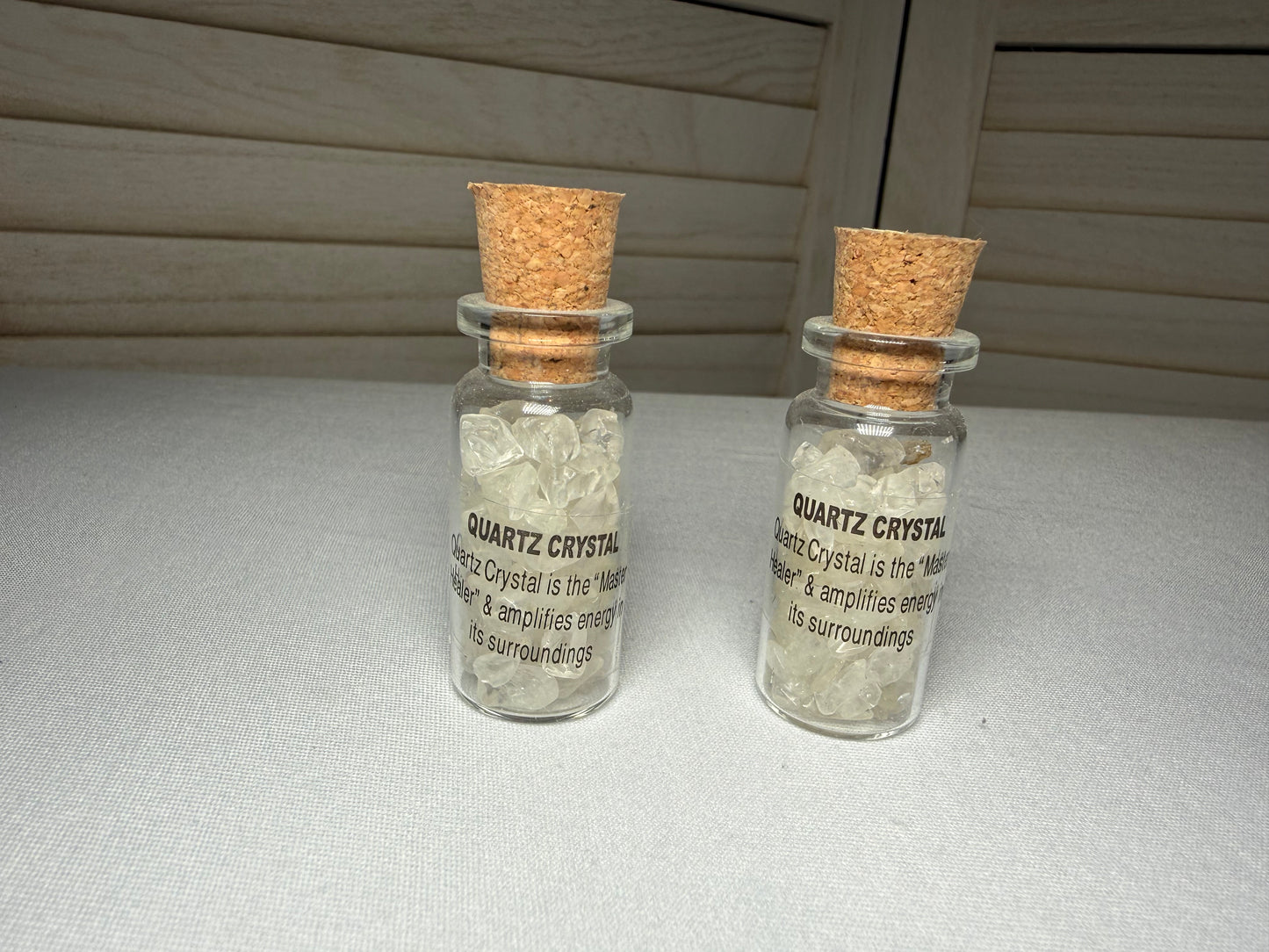 Gemstone Bottles with Cork