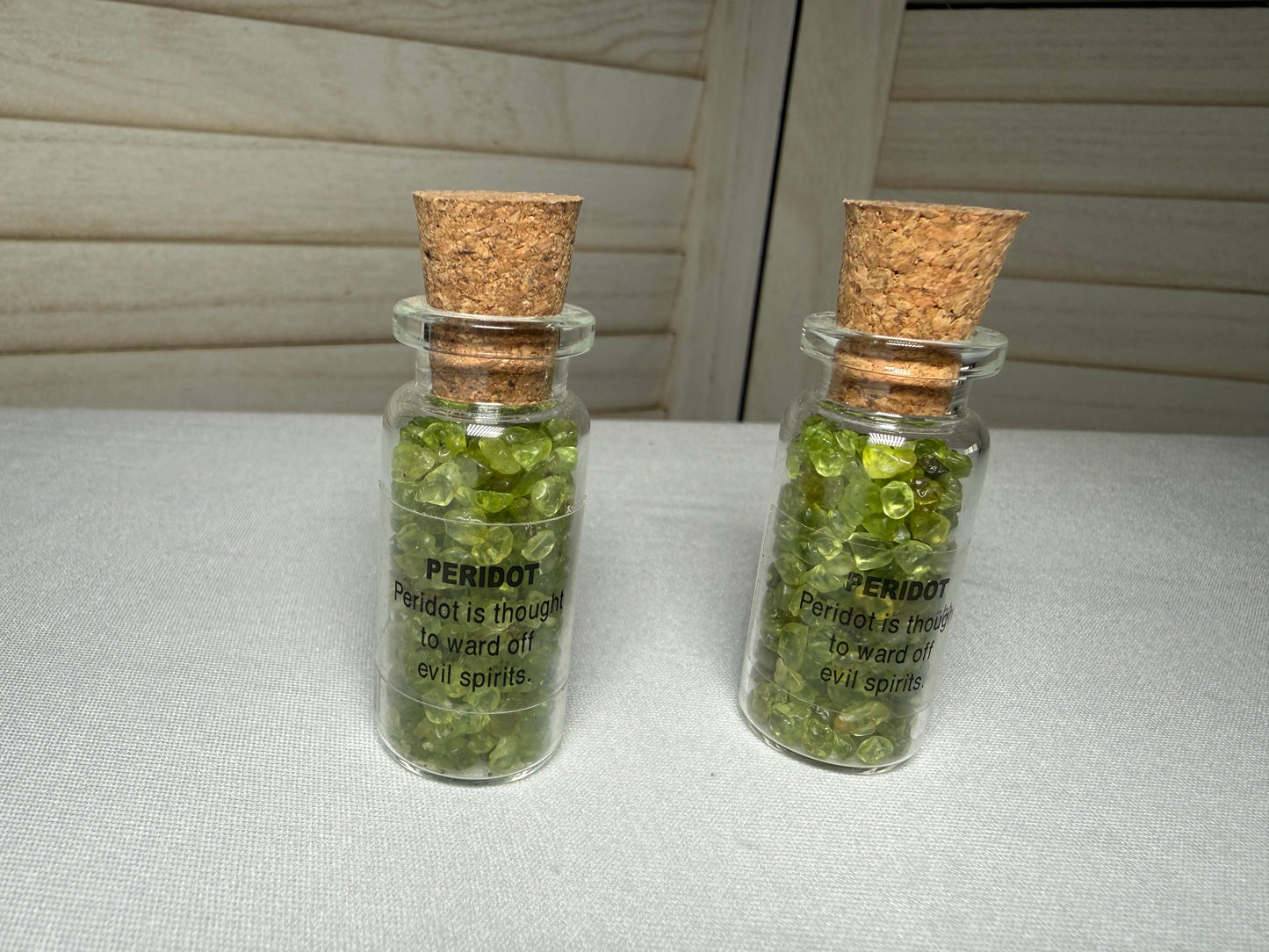 Gemstone Bottles with Cork