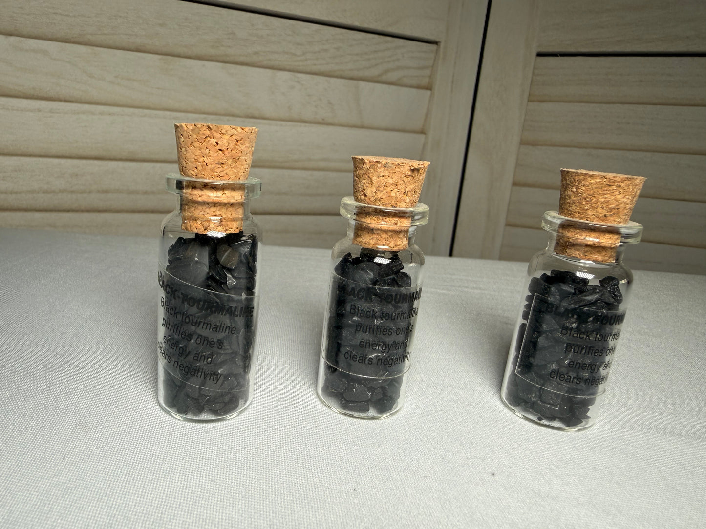 Gemstone Bottles with Cork