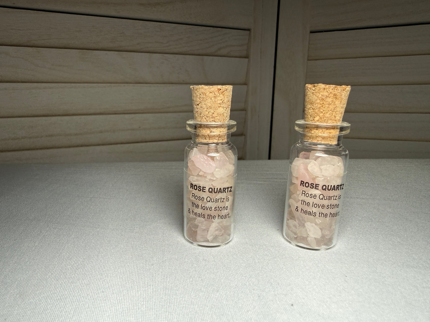 Gemstone Bottles with Cork