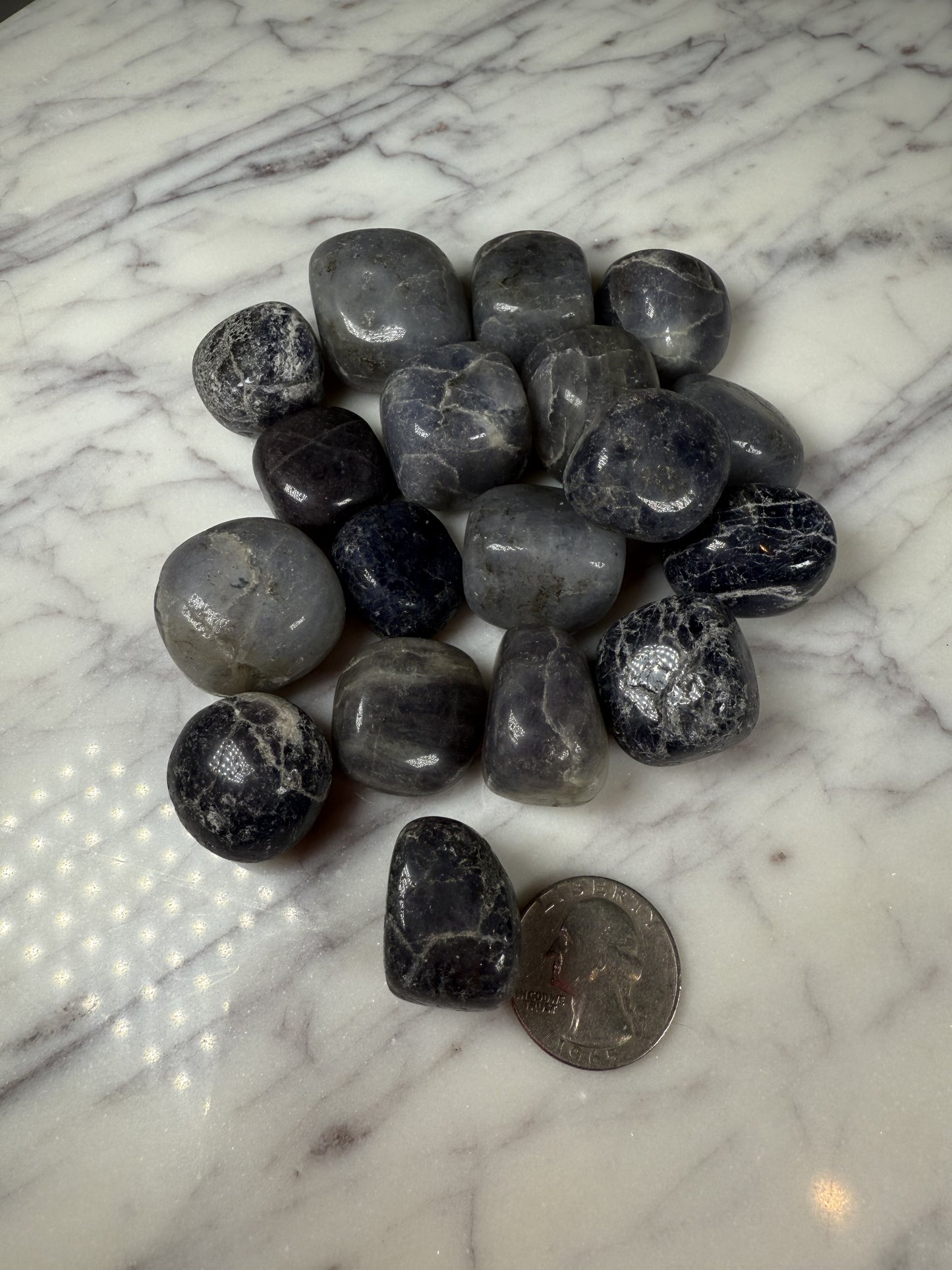 Iolite Tumble Stone