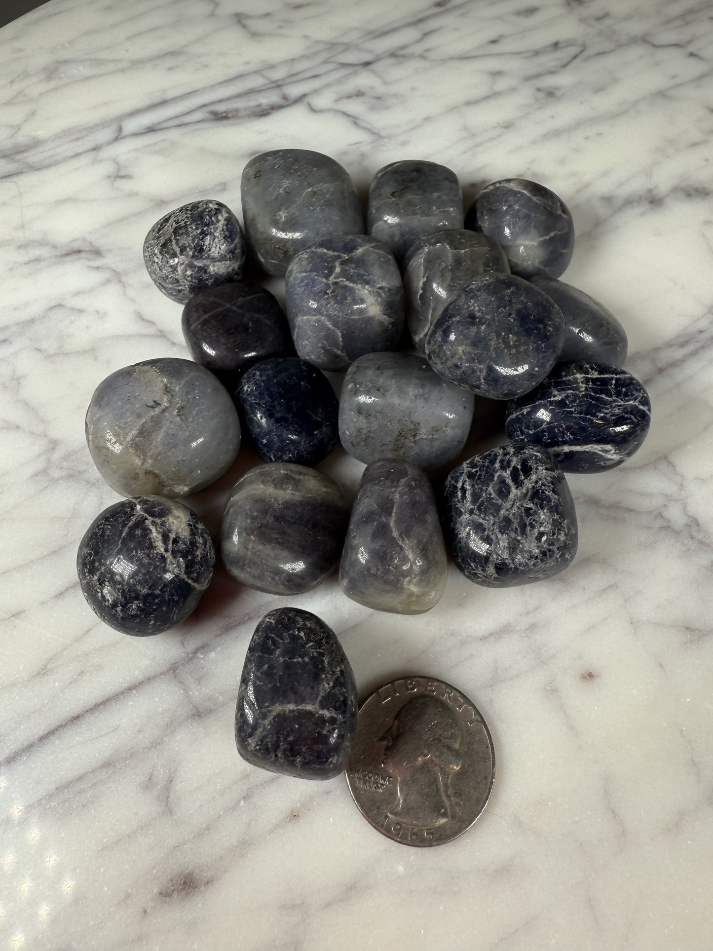 Iolite Tumble Stone
