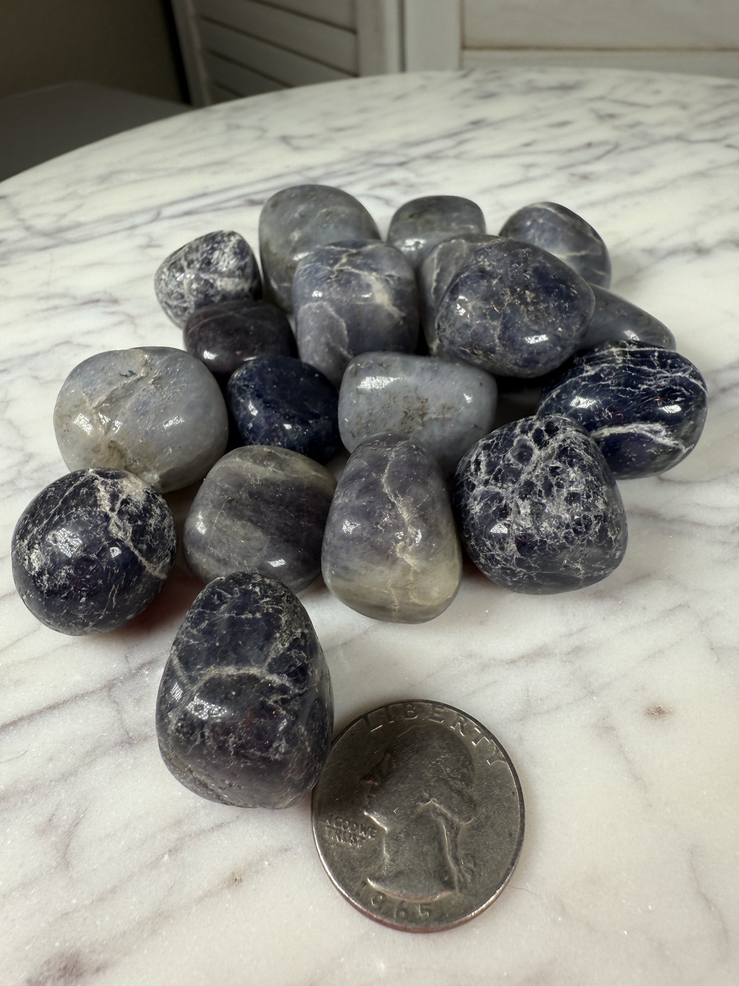 Iolite Tumble Stone