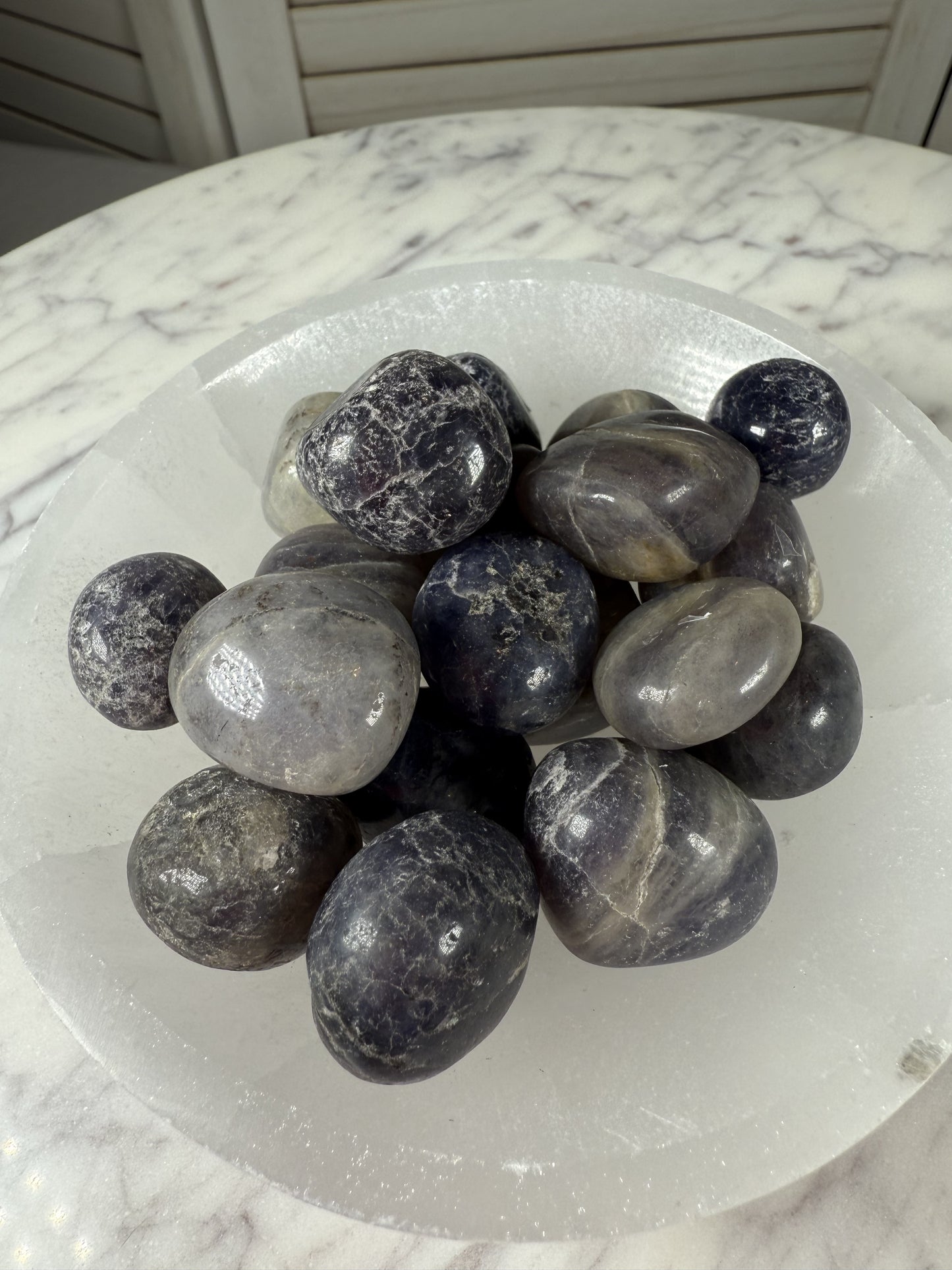 Iolite Tumble Stone