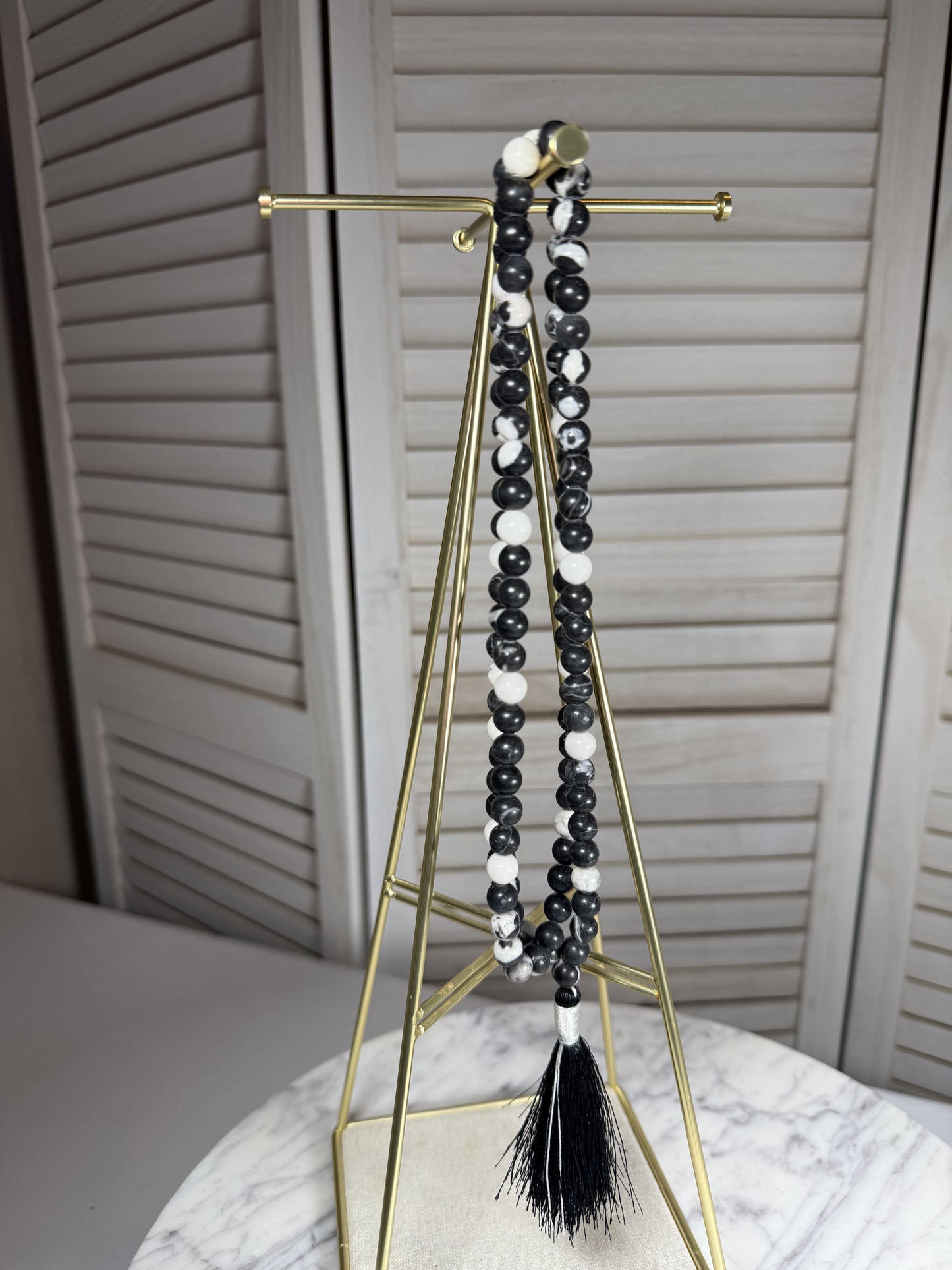 King Agate Mala Necklace