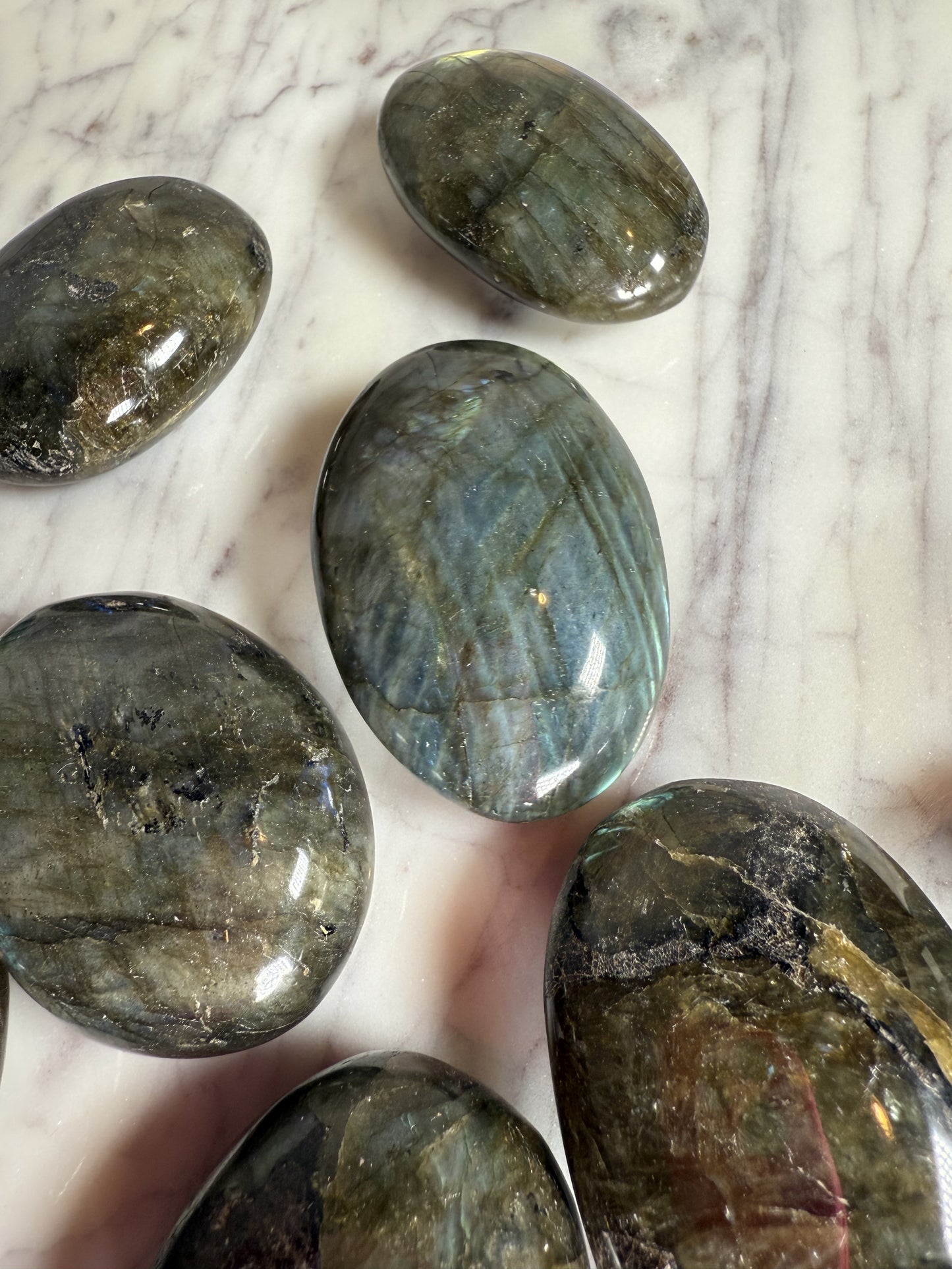 Labradorite Palm Stone