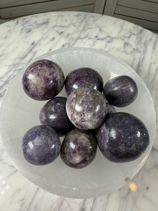 Lepidolite Mini Sphere Shape