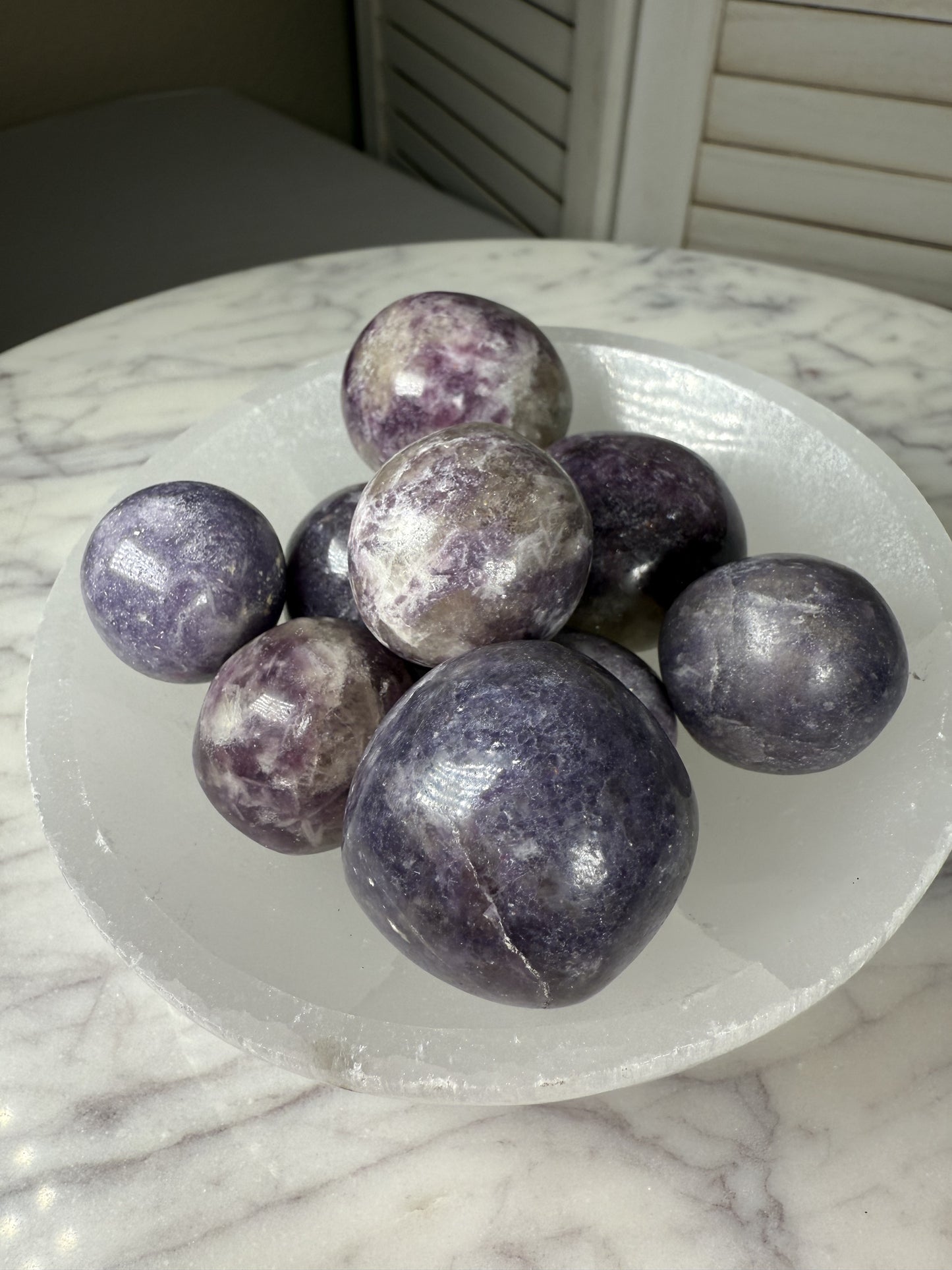 Lepidolite Mini Sphere Shape