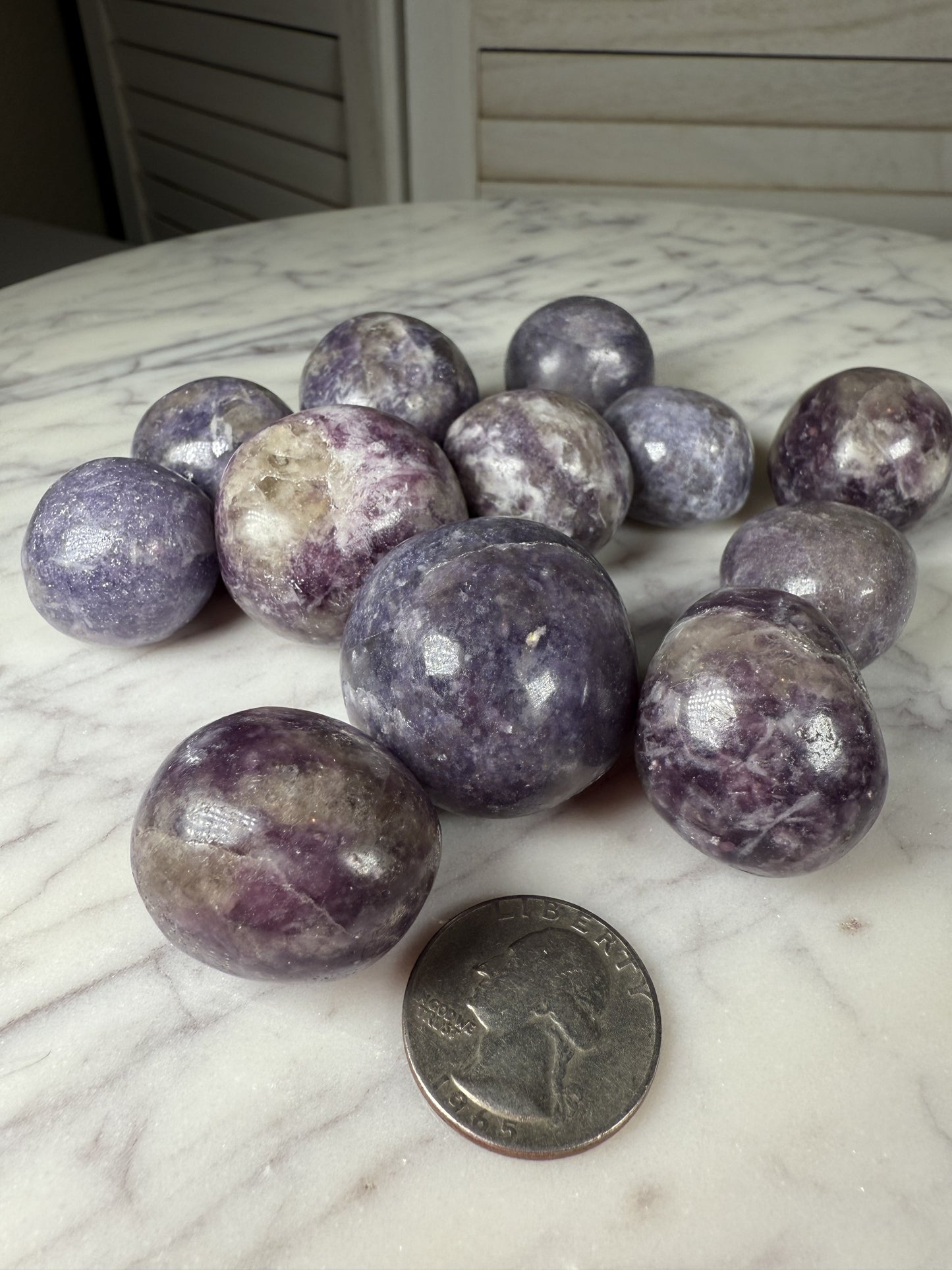 Lepidolite Mini Sphere Shape