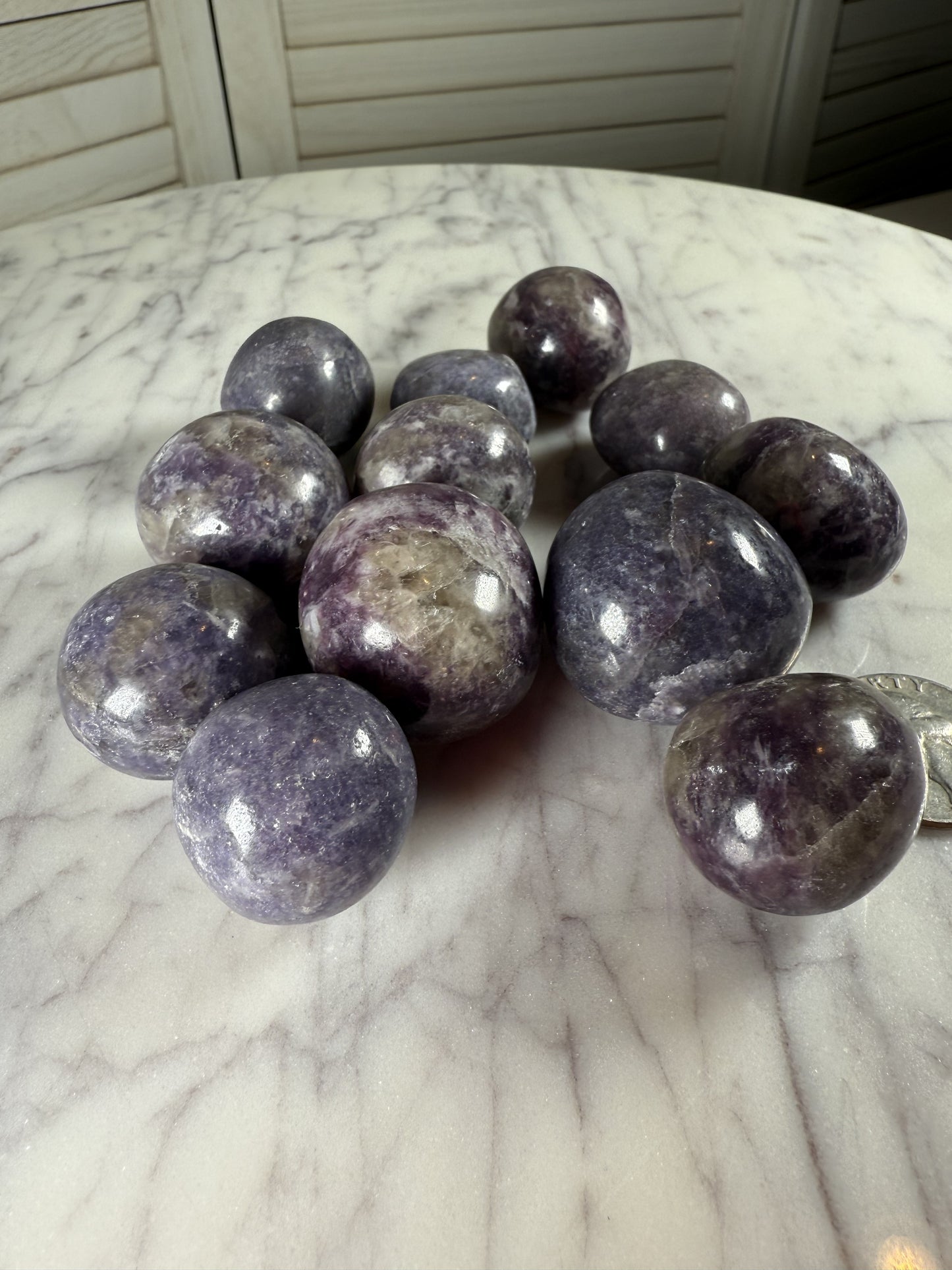 Lepidolite Mini Sphere Shape