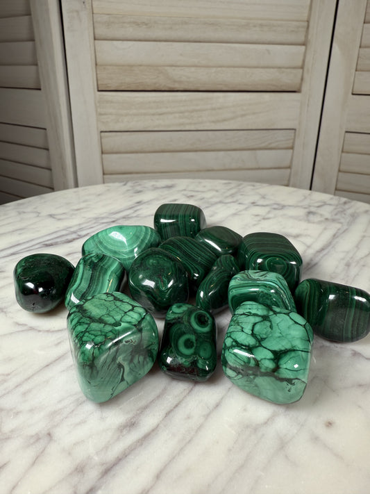Malachite Tumble Stone