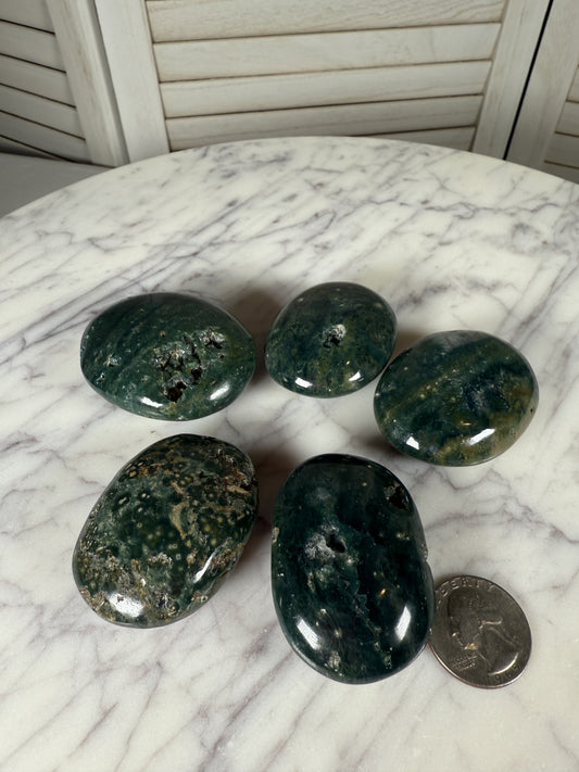 Orbicular Jasper Soap Stone Shape