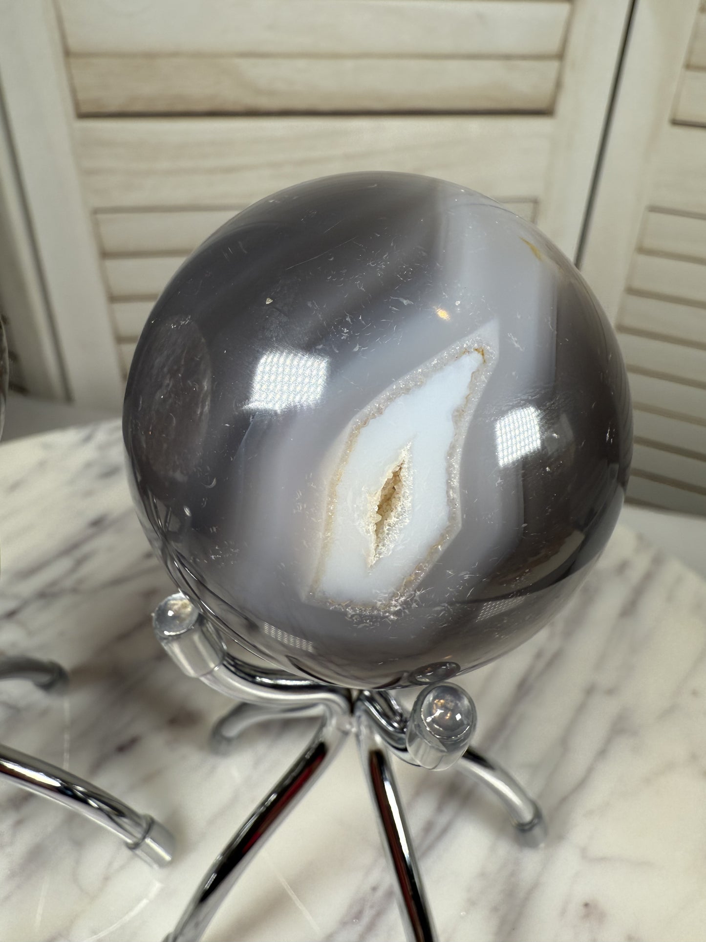 Orca Agate Sphere