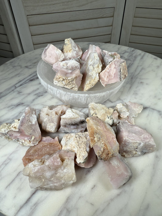 Pink Opal - Raw Stone