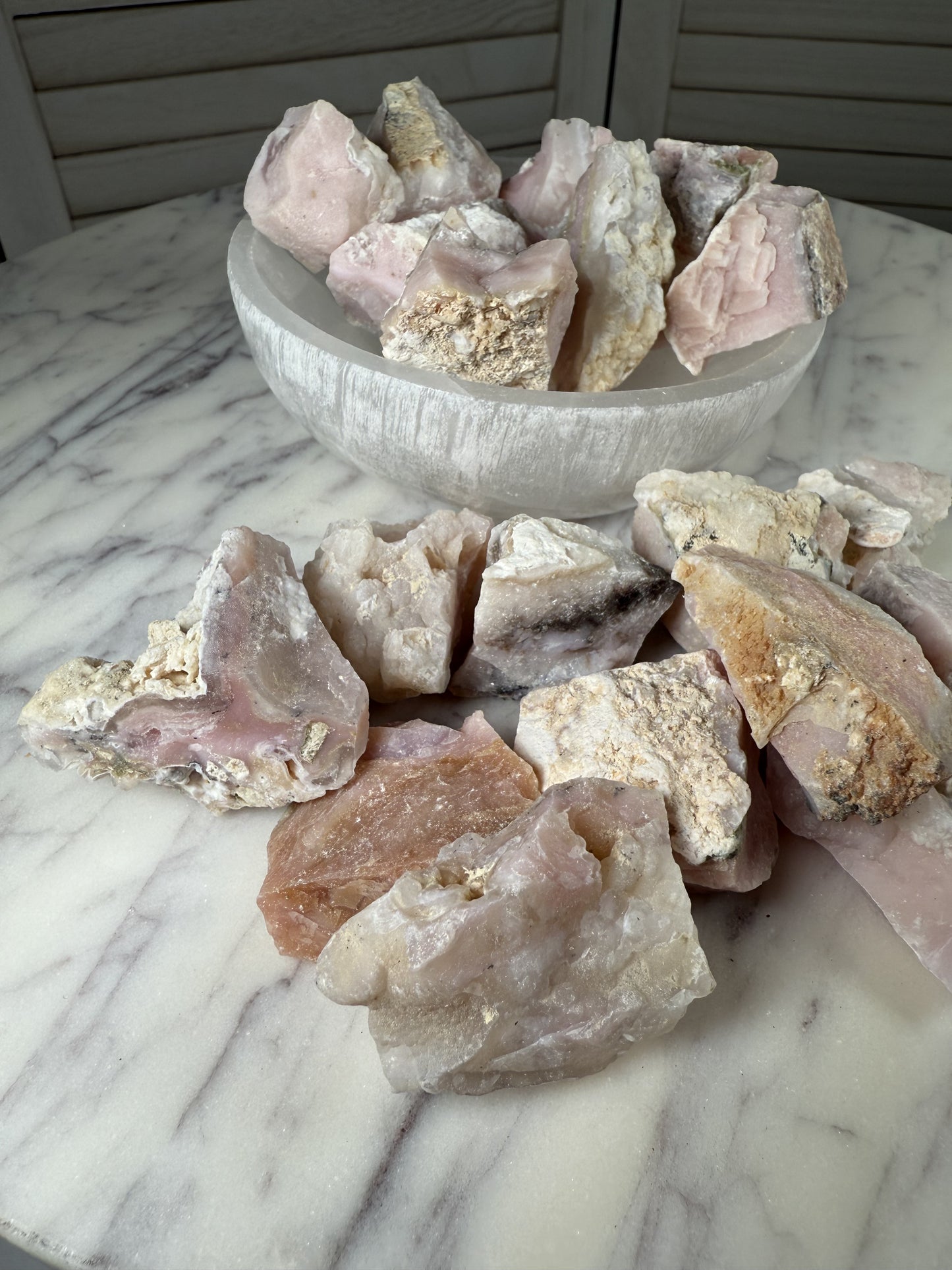 Pink Opal - Raw Stone