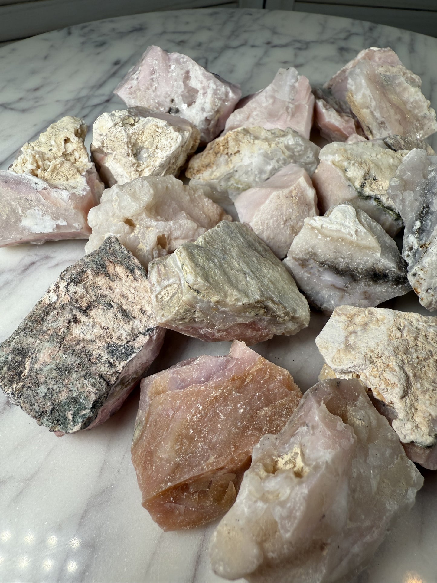 Pink Opal - Raw Stone