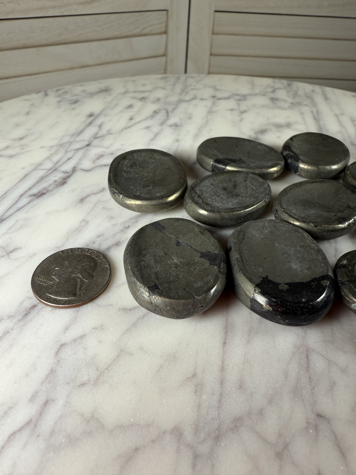 Pyrite Worry Stones